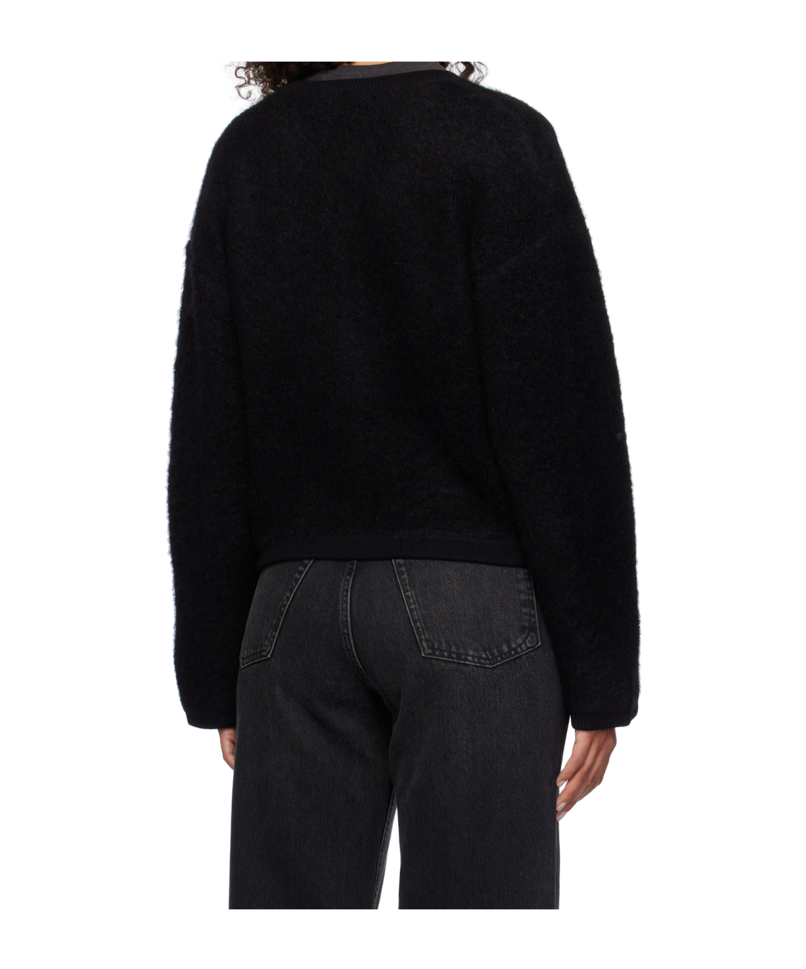 Rag & Bone Long-sleeved Cardigan In Black