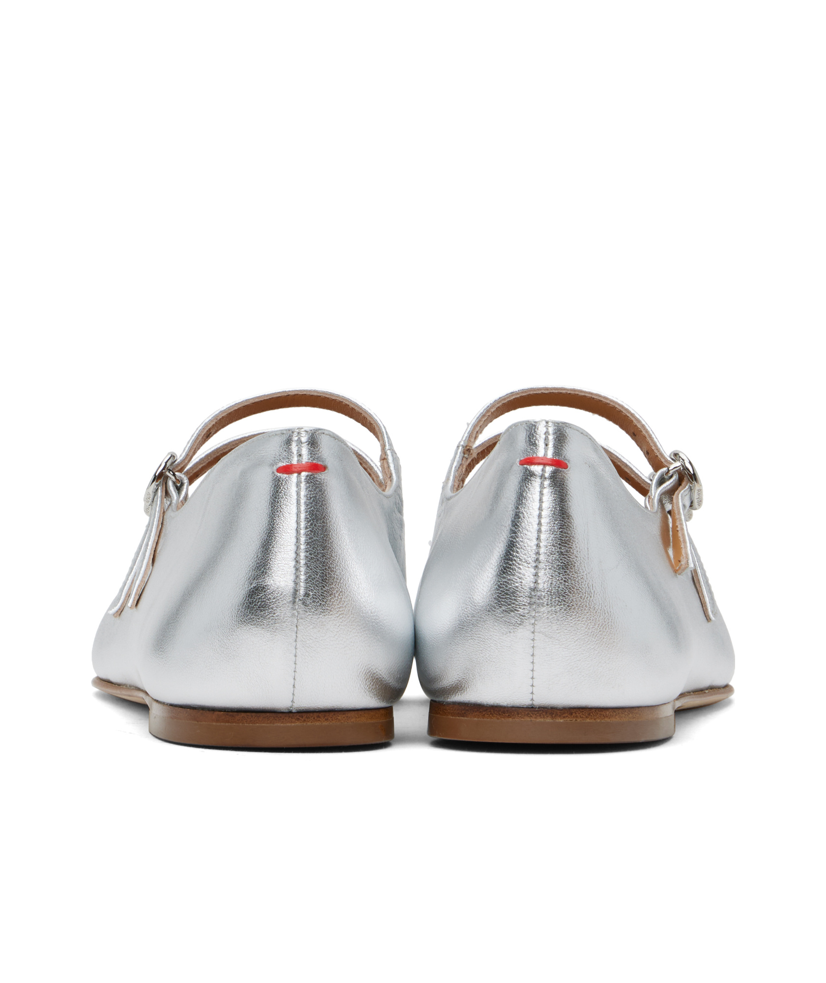 Aeyde Franny Ballerina Shoes In White