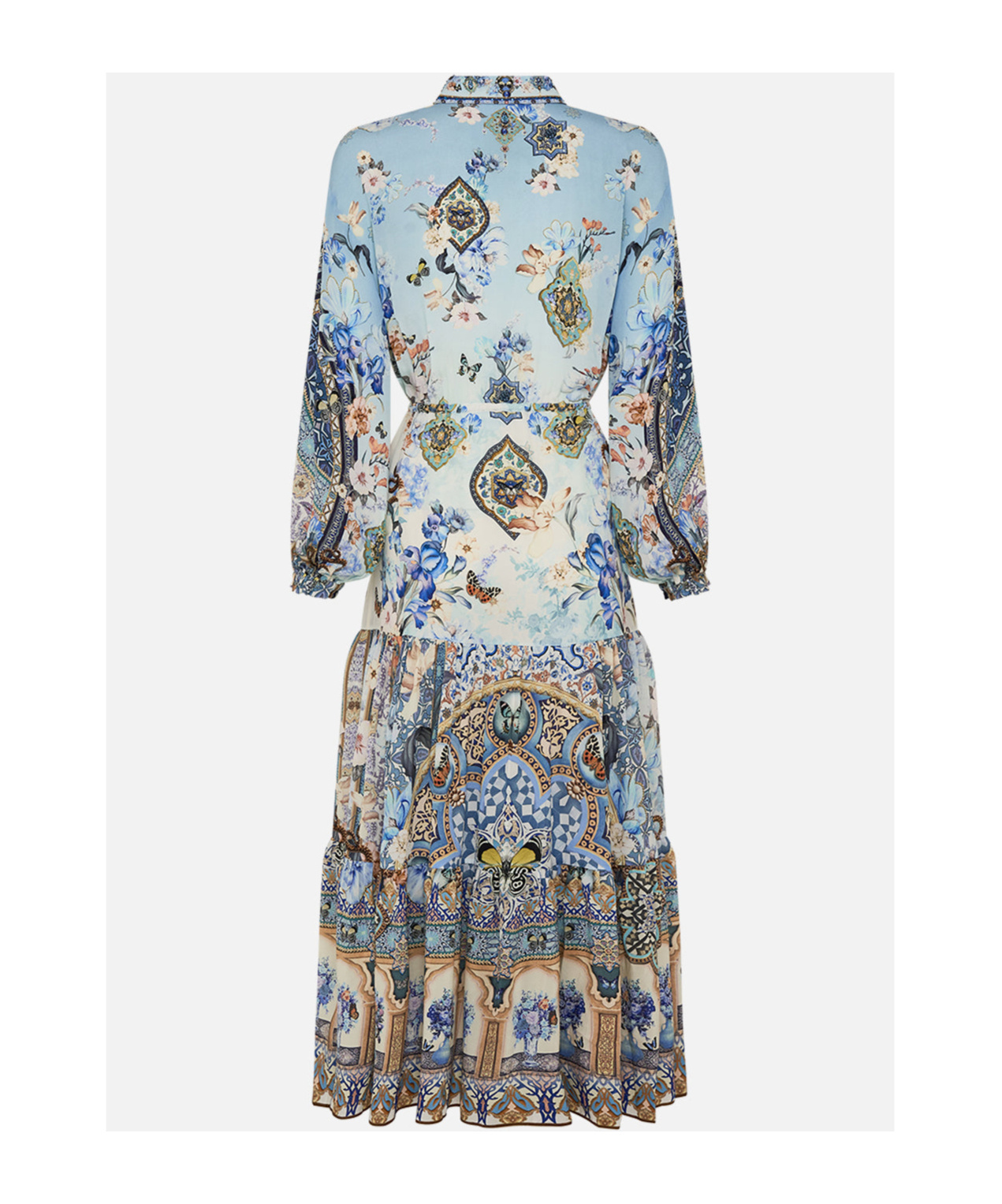 Camilla Tiered Long Shirt Dress Al Manial Palace Memoirs