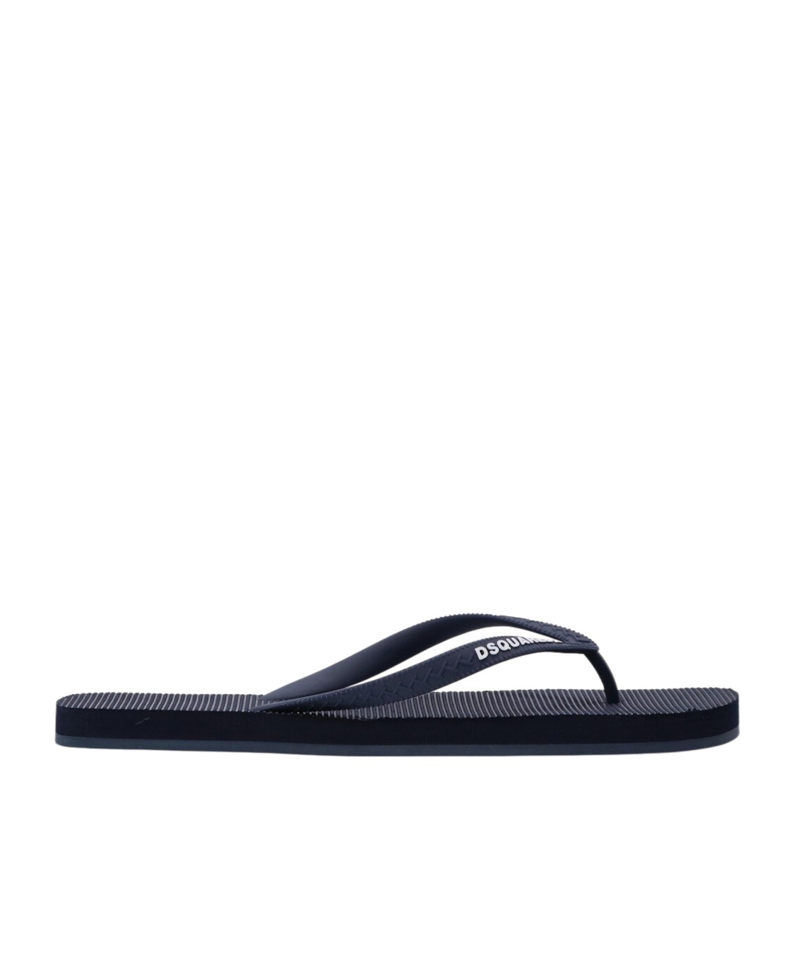 Shop Dsquared2 Logo Printed Flip Flops In Black