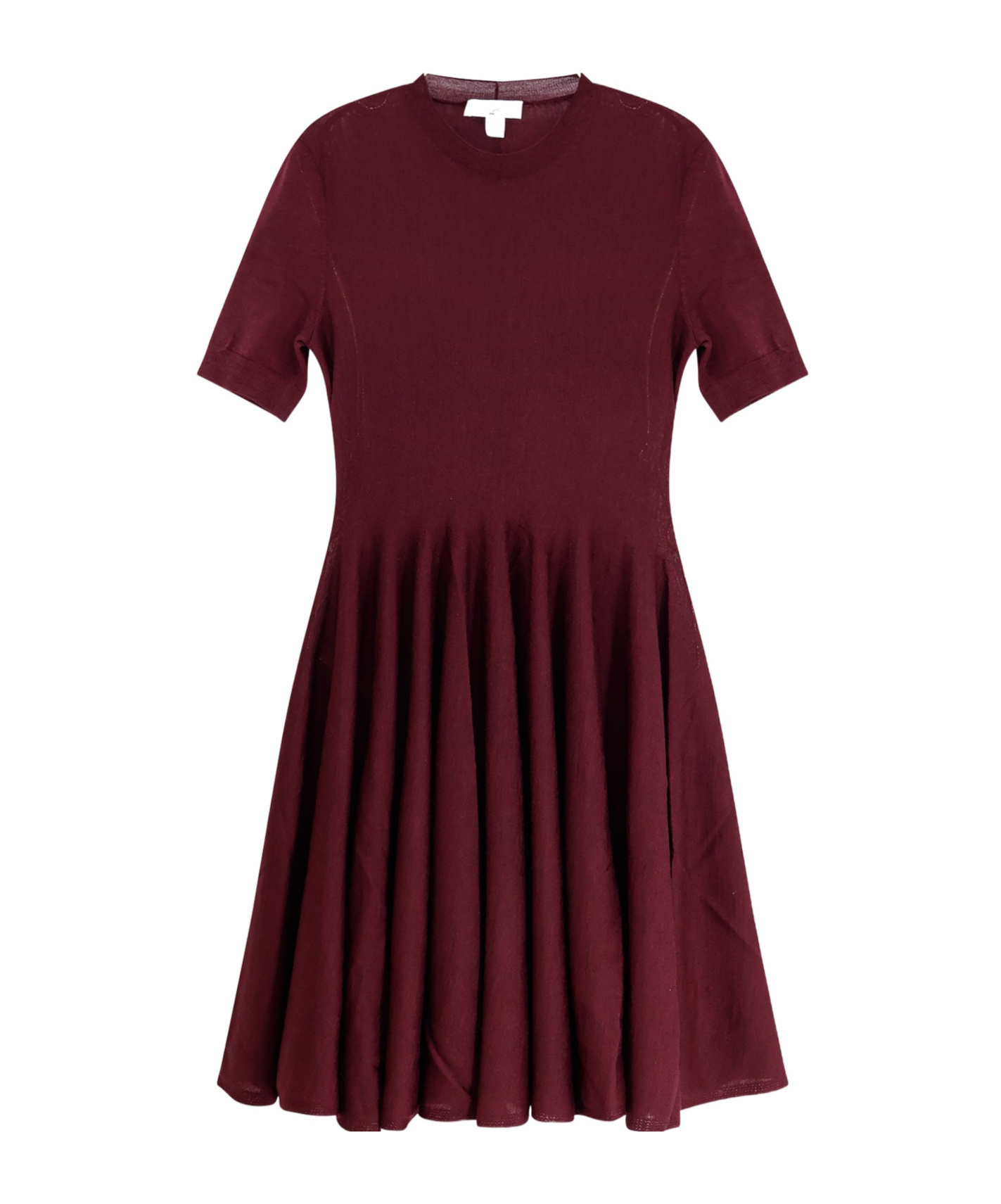 Alaïa Short Sleeve Dress In Red