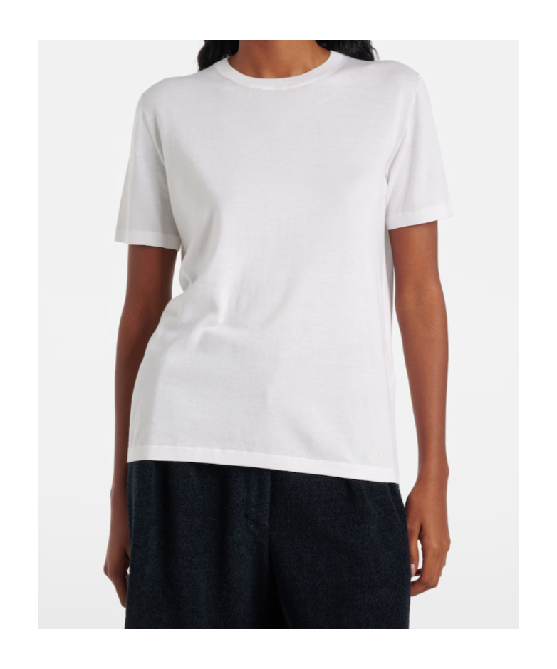 Loro Piana Angera Cotton T-shirt In White