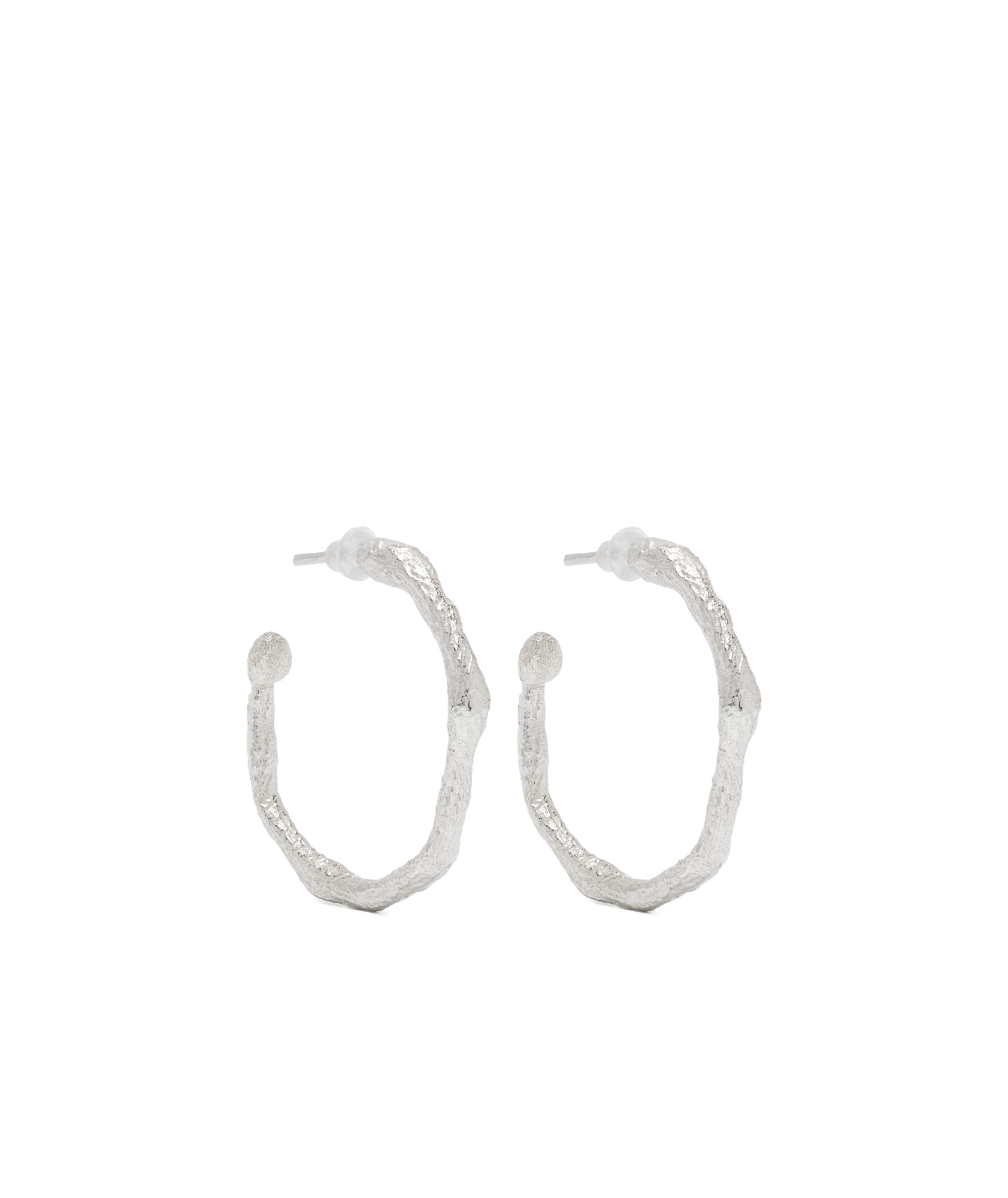 Forte Forte Half Hoop Earrings In Metallic