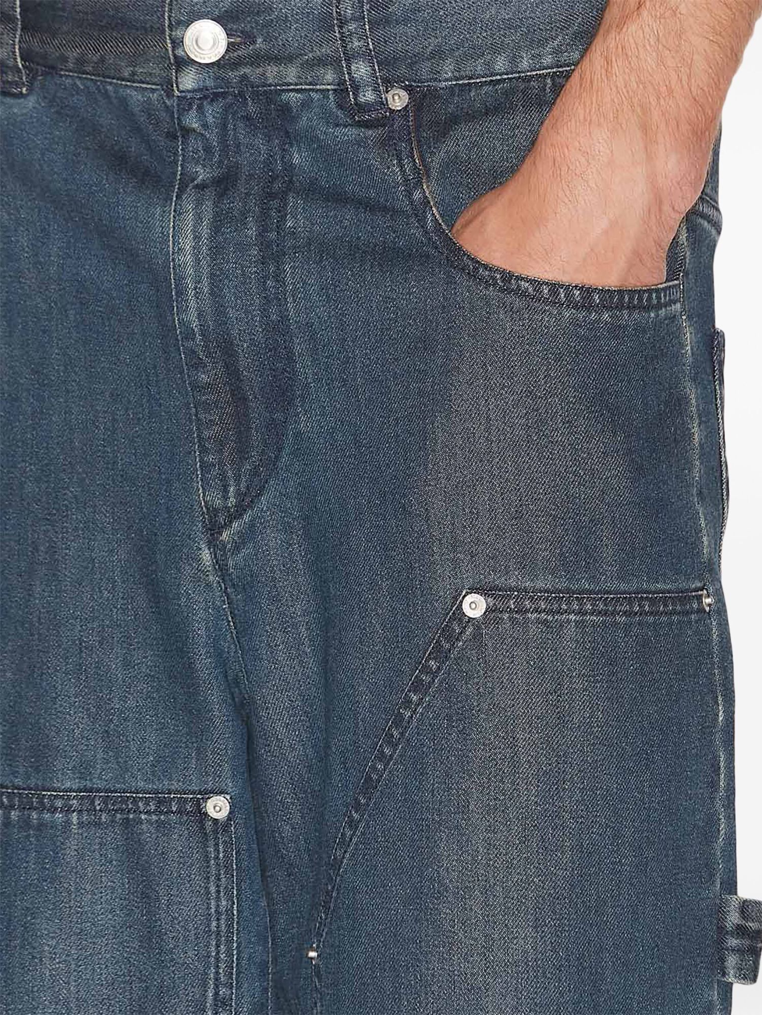 Isabel Marant Belt-loop Jeans In Gray