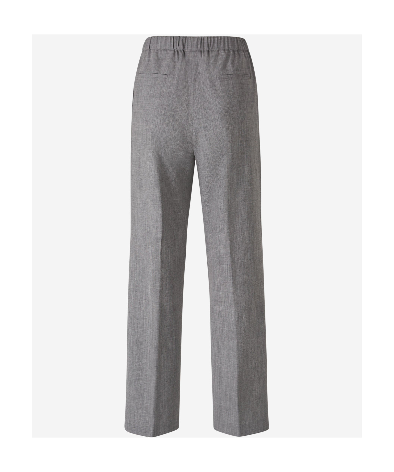 Fabiana Filippi Grey Wool Pants In Gray