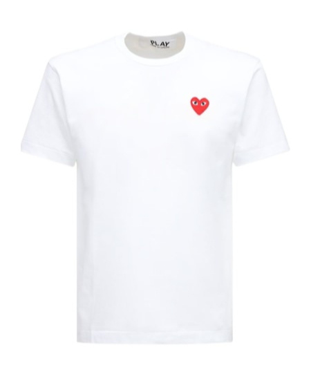 Comme Des Garçons Play T-shirt Comme Des Garcons Play Men Color White 1