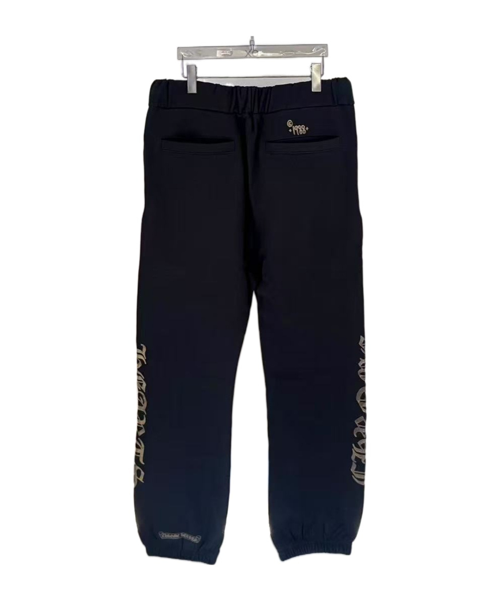 Chrome Hearts Drawstring Sweatpants In Brown Glitter