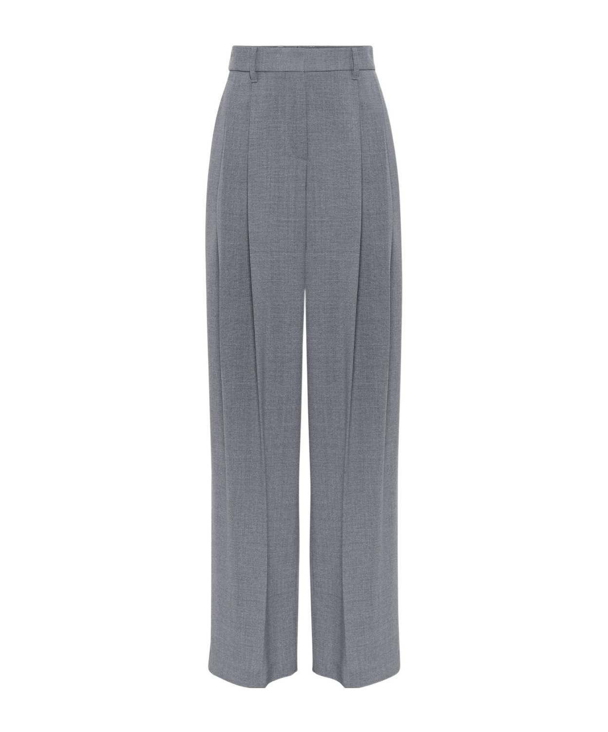 Brunello Cucinelli Wool Trousers In Gray