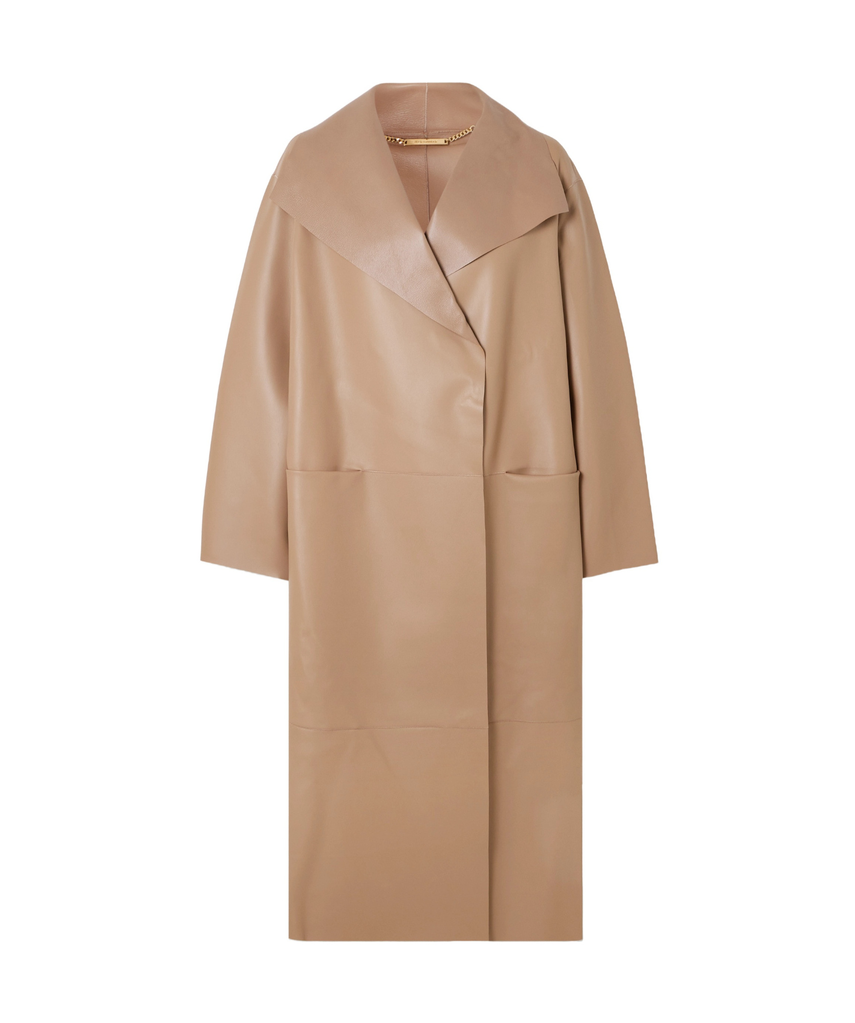 Nour Hammour Birthday Patchwork Leather Jacket In Brown