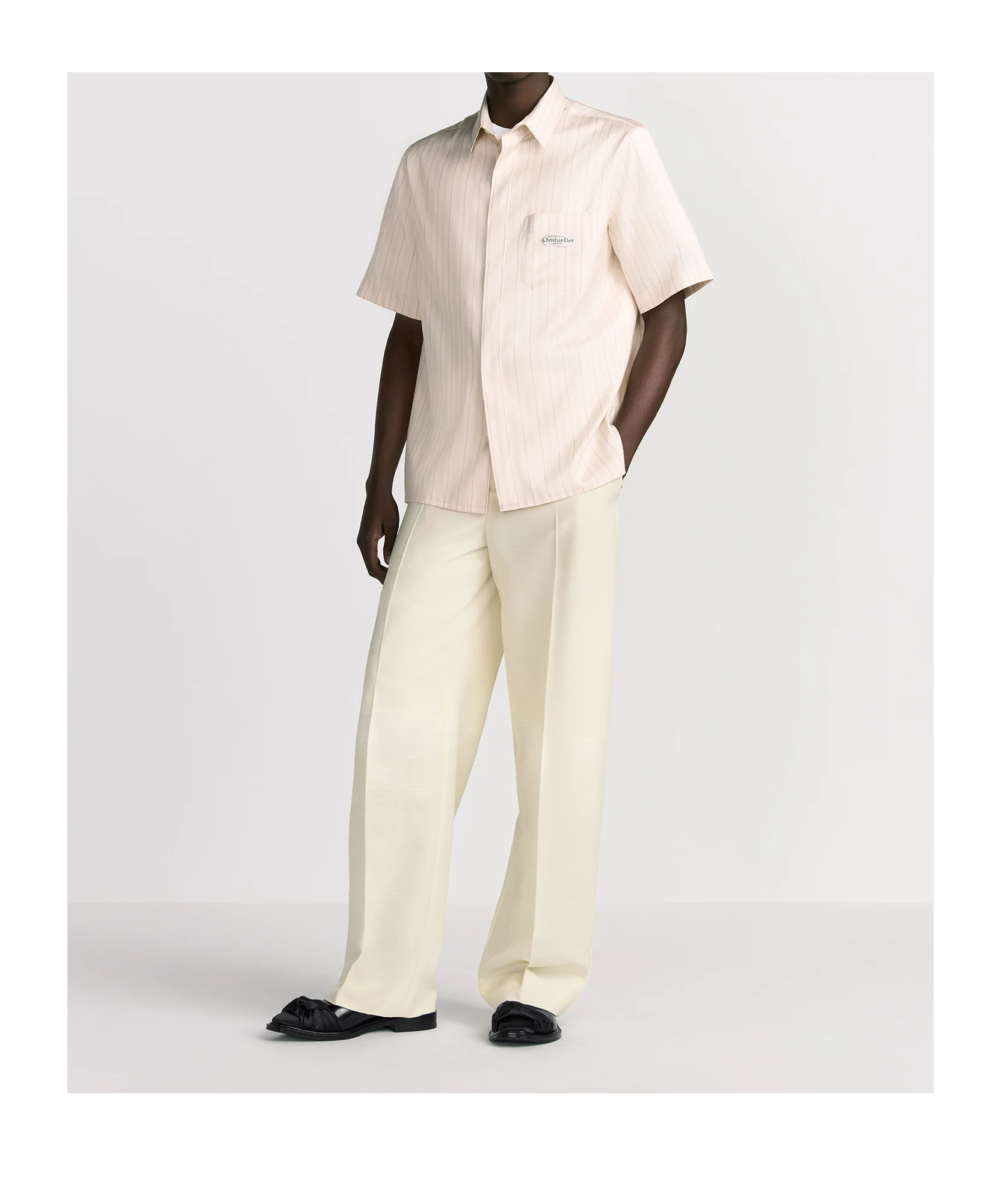 Dior Short-sleeved Shirt With Christian  Paris Tag In Pink