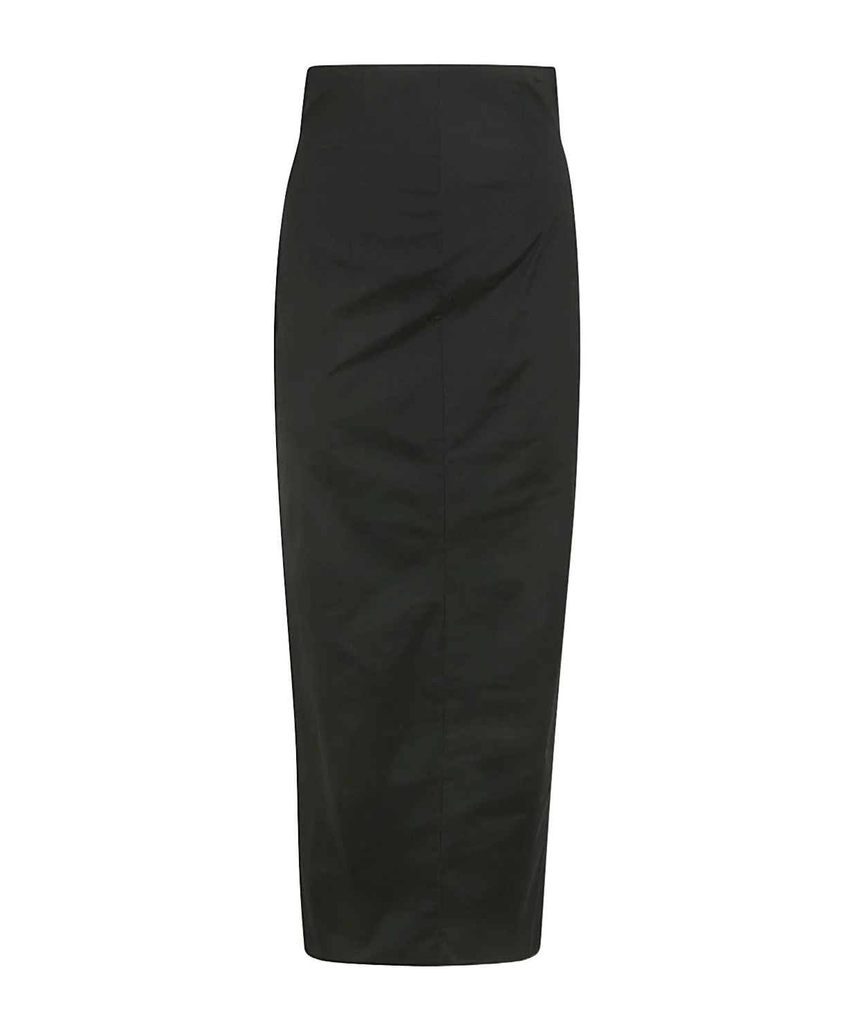 Philosophy Di Lorenzo Serafini Slit-detailed Straight-hem Skirt In Black
