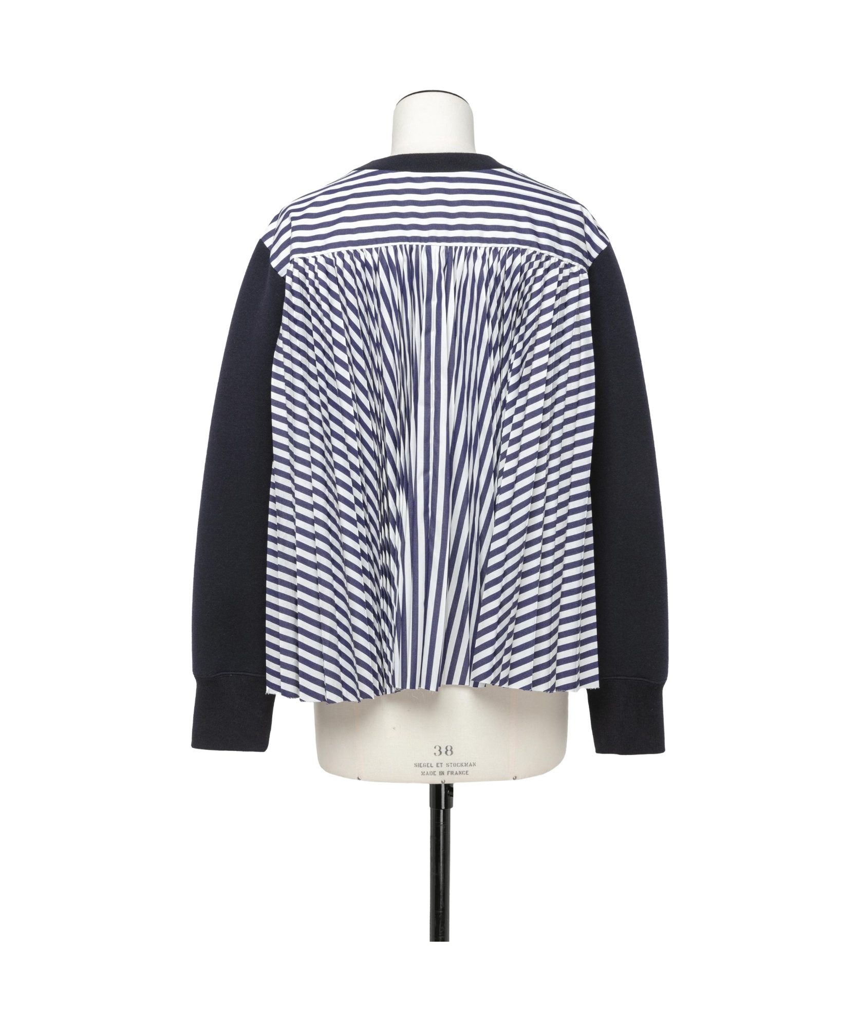 Sacai Spliced Hoodie In Black