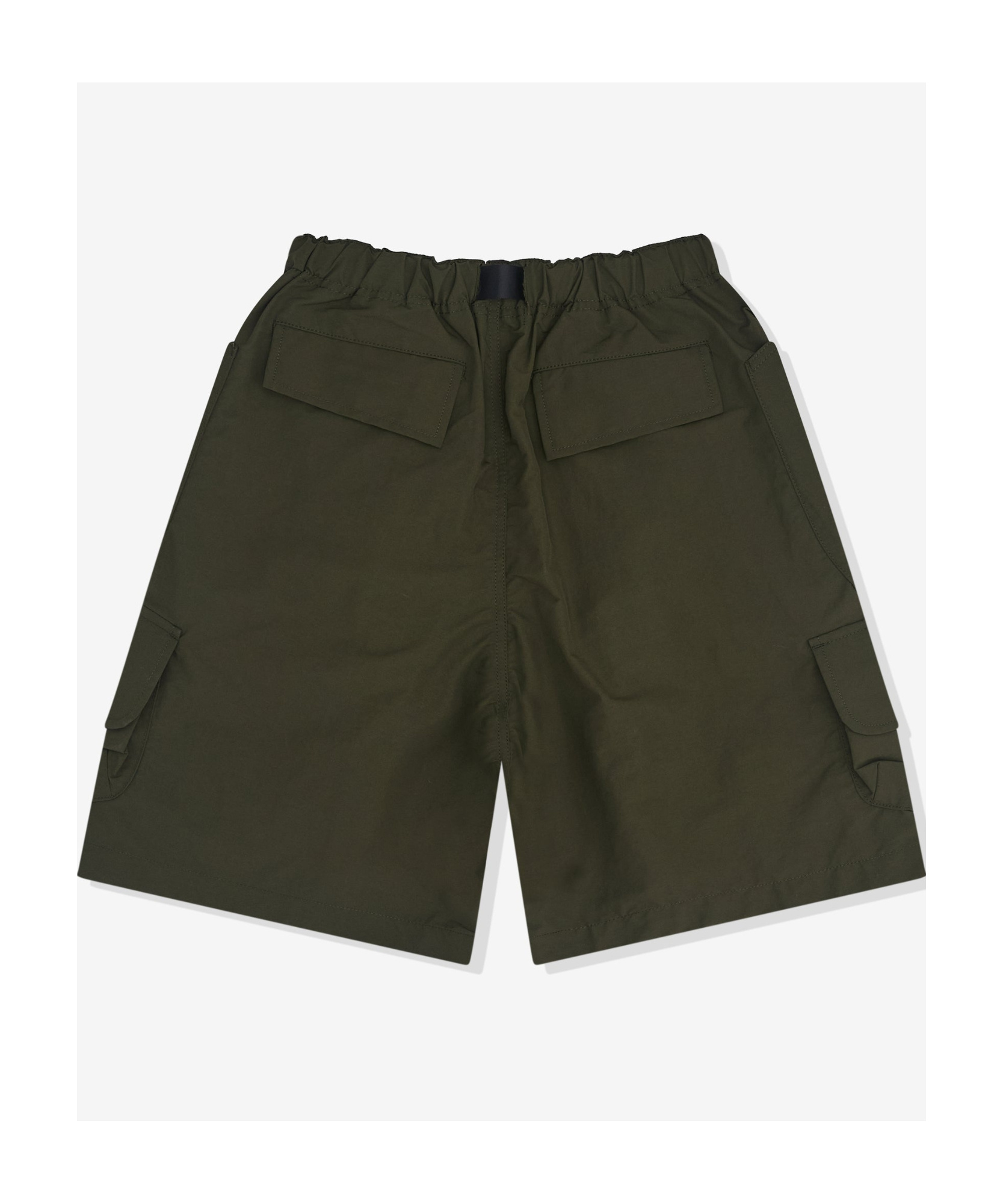 Comme Des Garçons Elastic Waist Shorts In Green