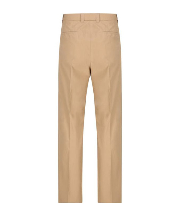 Gucci Ribbon Detail Casual Pants In Nude
