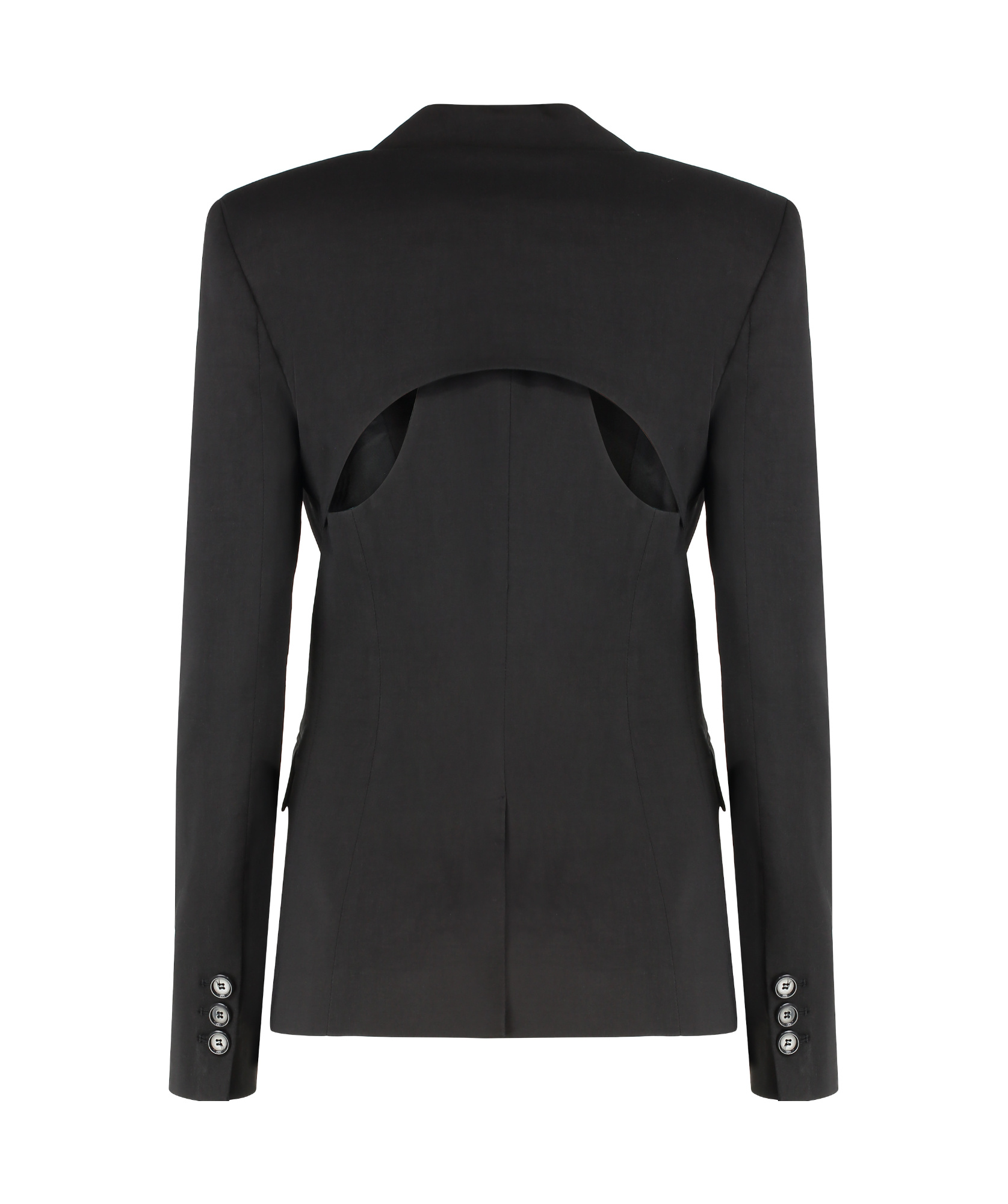 Pinko Linen Blazer Featuring Cut-out Detail