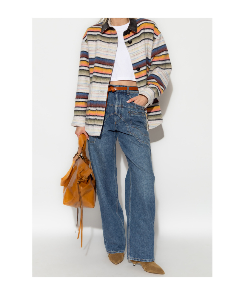 Isabel Marant Étoile Isabel Marant Etoile Dayvi Overshirt Coat In Multicolor