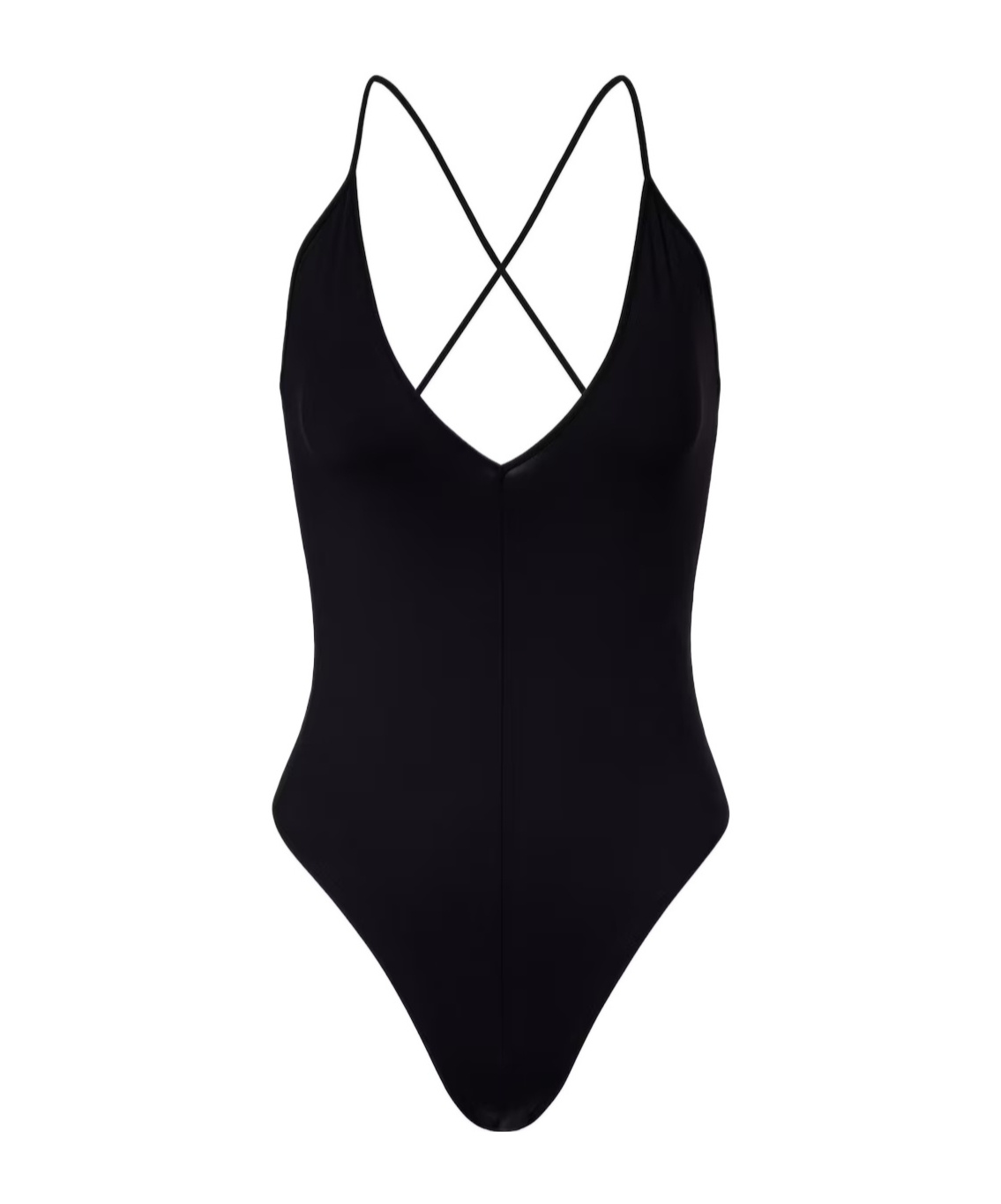 Wardrobe.nyc Wardrobe. Nyc Open-back Bodysuit In Black