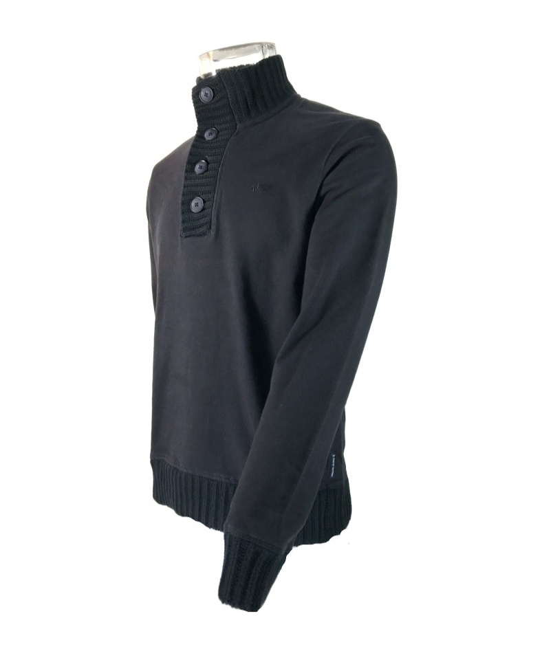 ARMANI JEANS HIGH-NECKED LONG-SLEEVED SWEATER