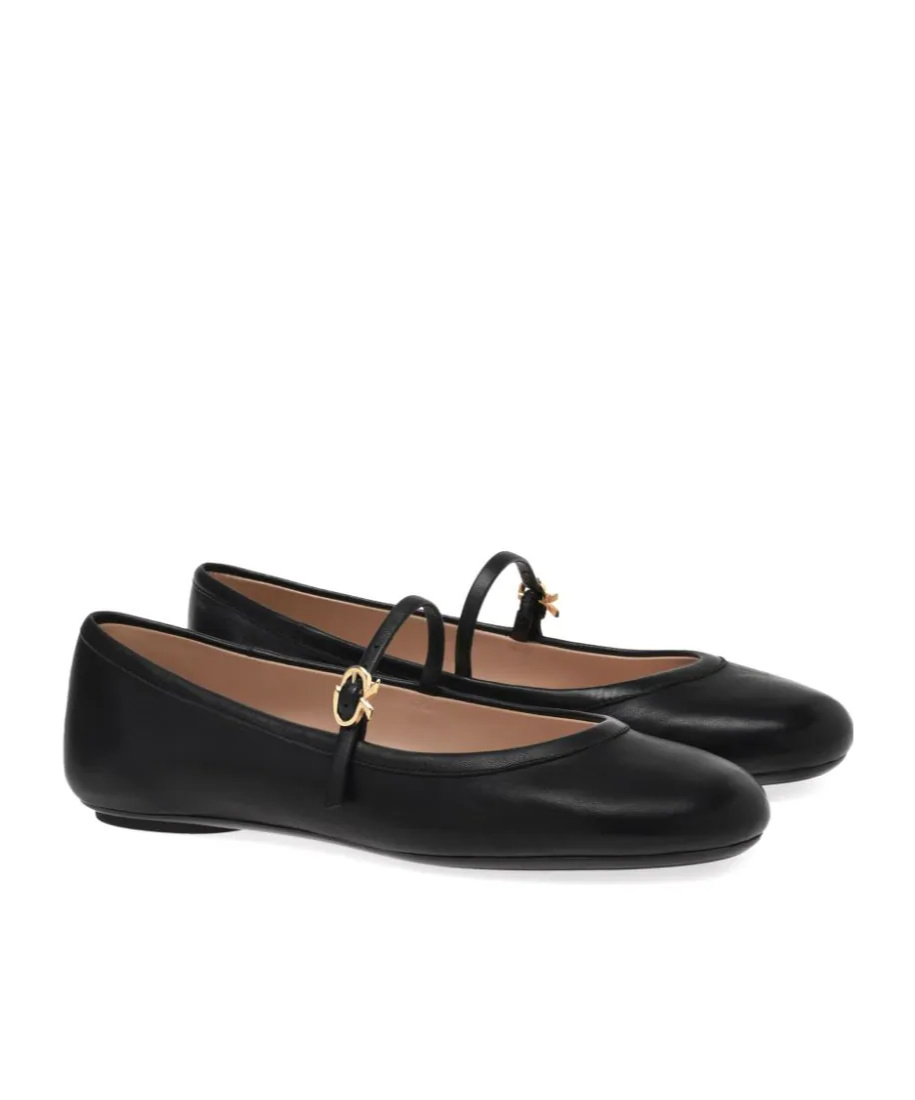 Gianvito Rossi Woman Ballet Flats Black Size 8 Leather In Black