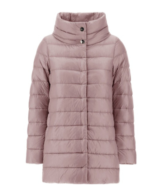 Herno Turtleneck Down Jacket In Pink