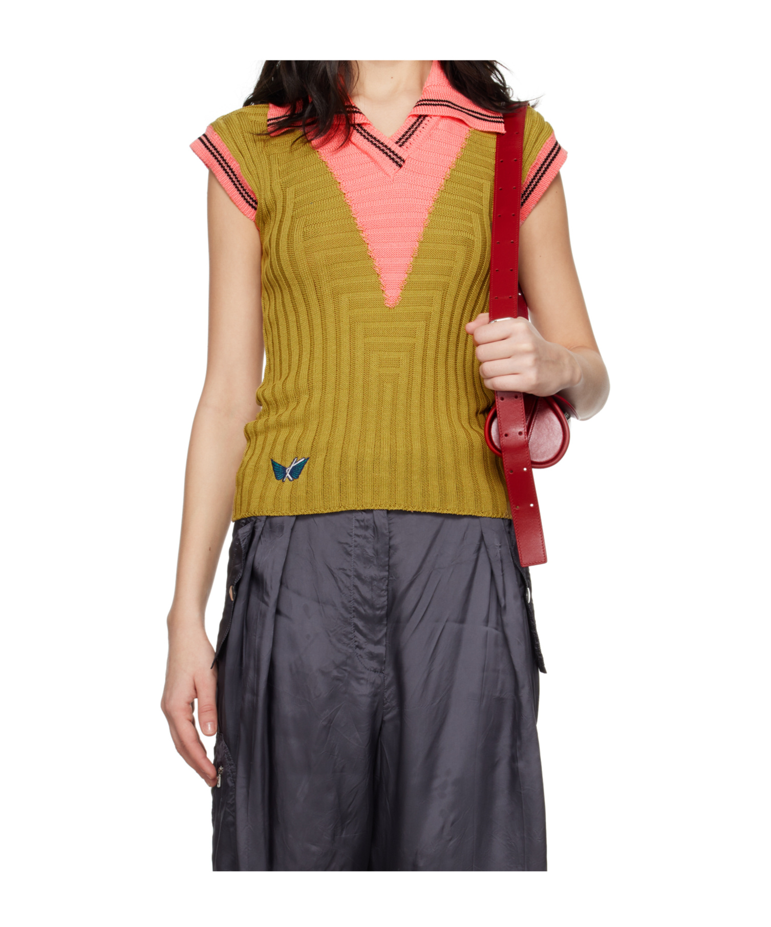 Kiko Kostadinov Sleeveless Sweater In Multi