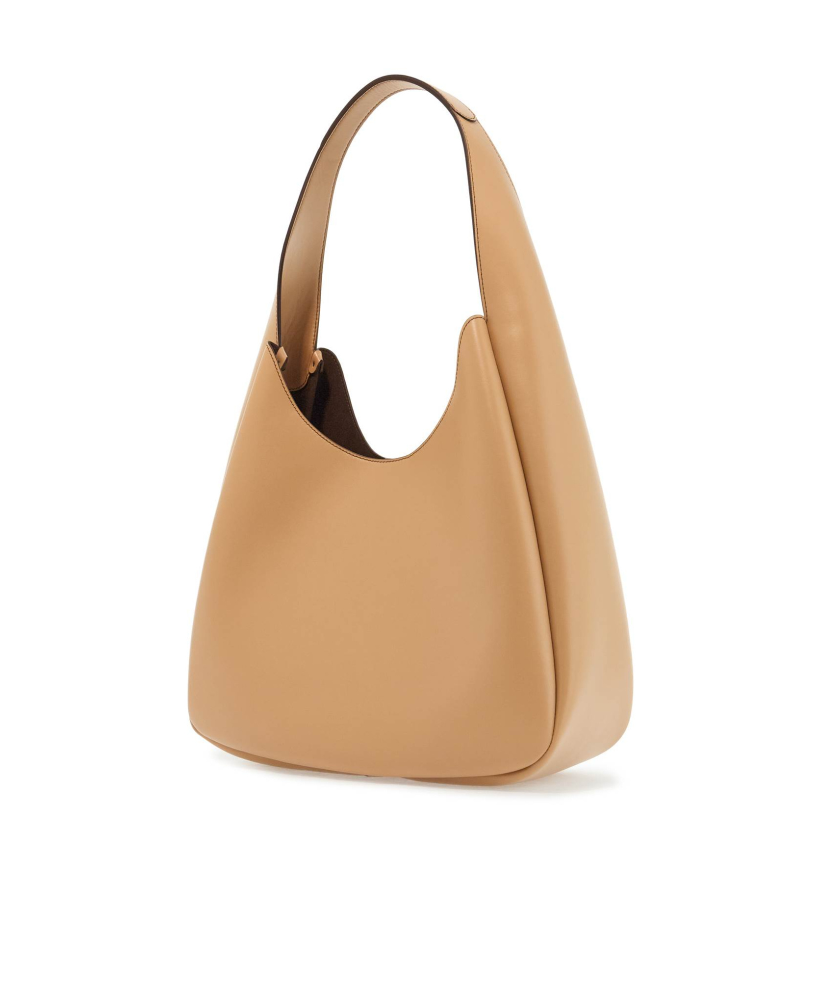 Stella Mccartney Logo Hollowed Out Handbag In Nude