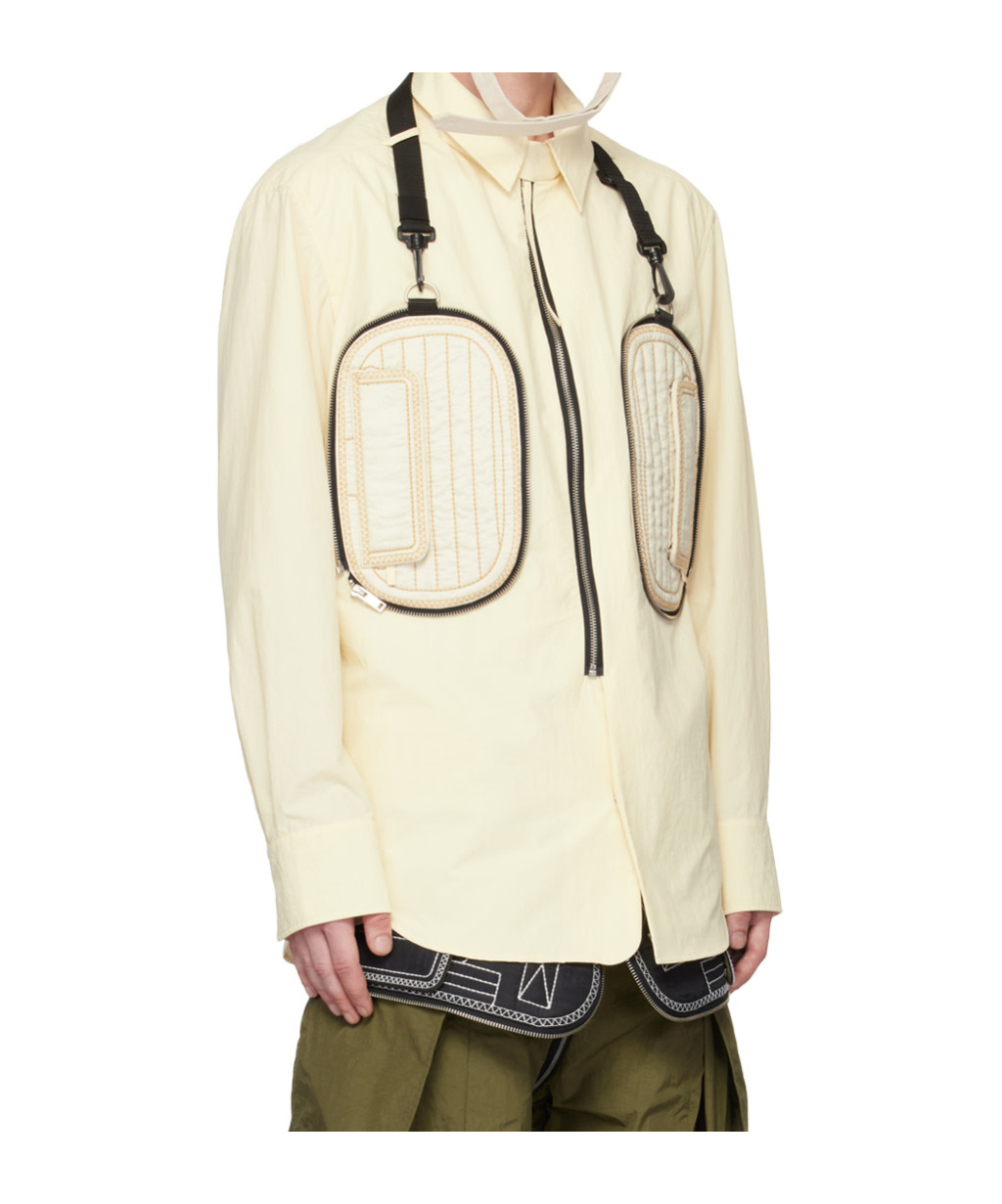 Craig Green Padded-pocket Detail Shirt In White