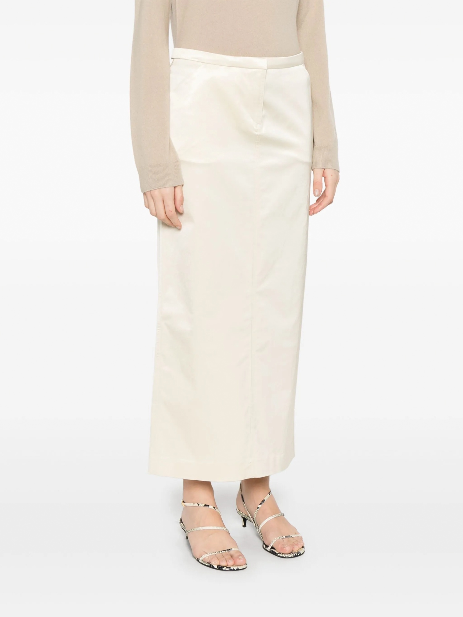 Totême Women's Toteme Tie-waist Wrap Skirt In Beige