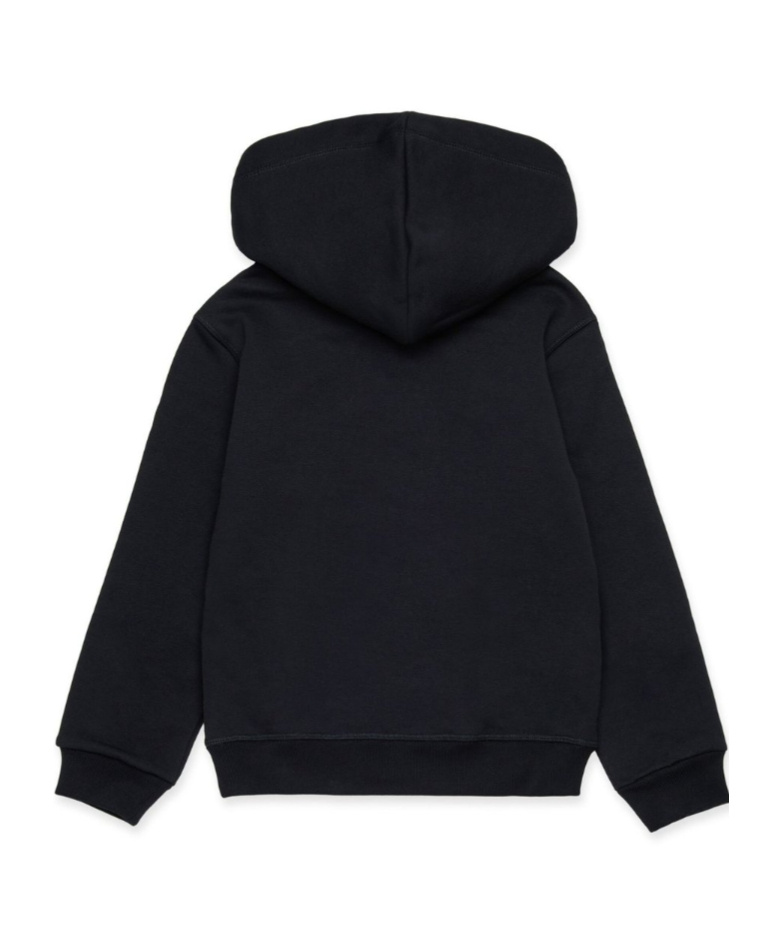 Dsquared2 Cotton Hoodie In Black