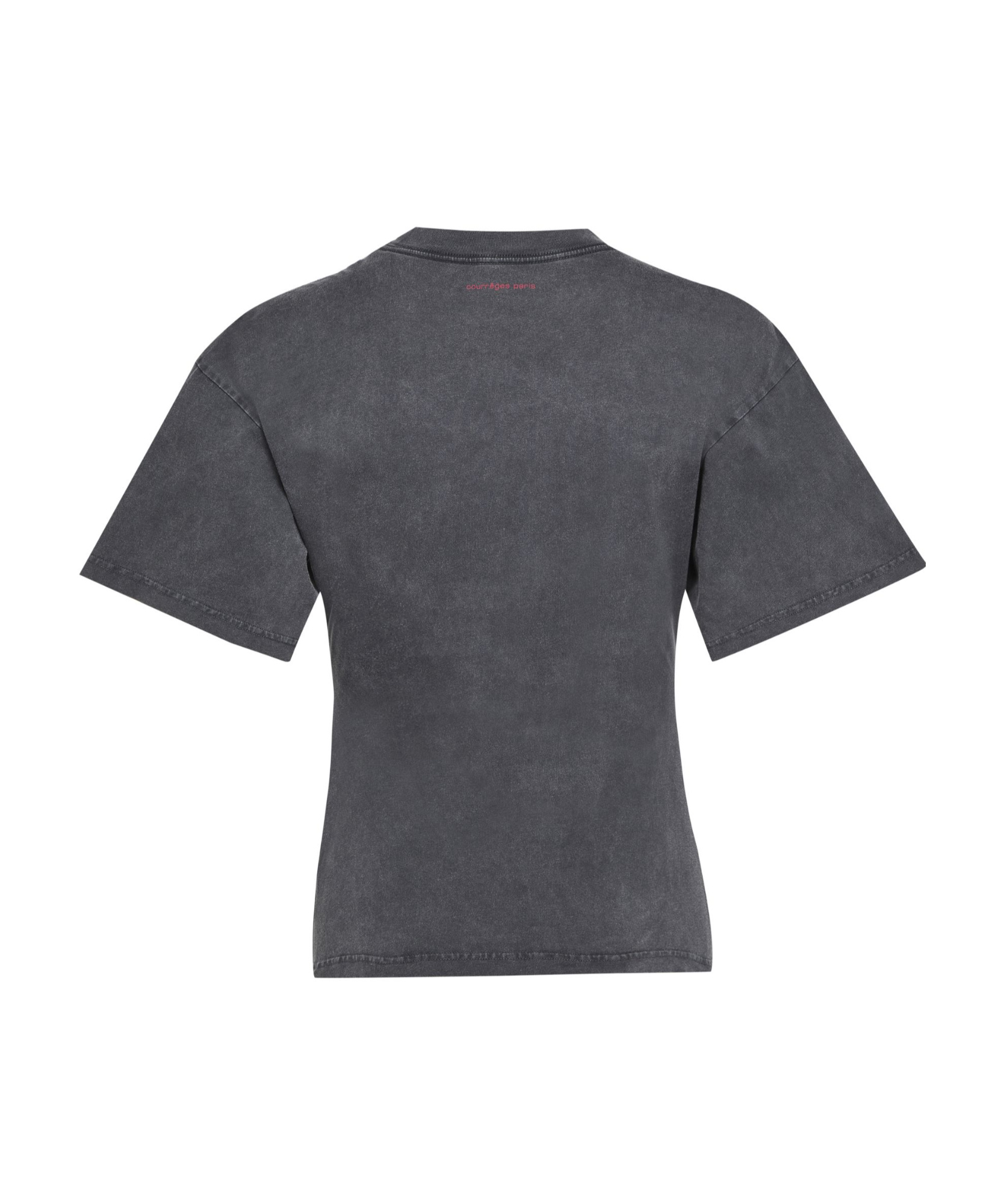 Courrèges Courreges Women Courreges Belted Printed Stone T-shirt In Black