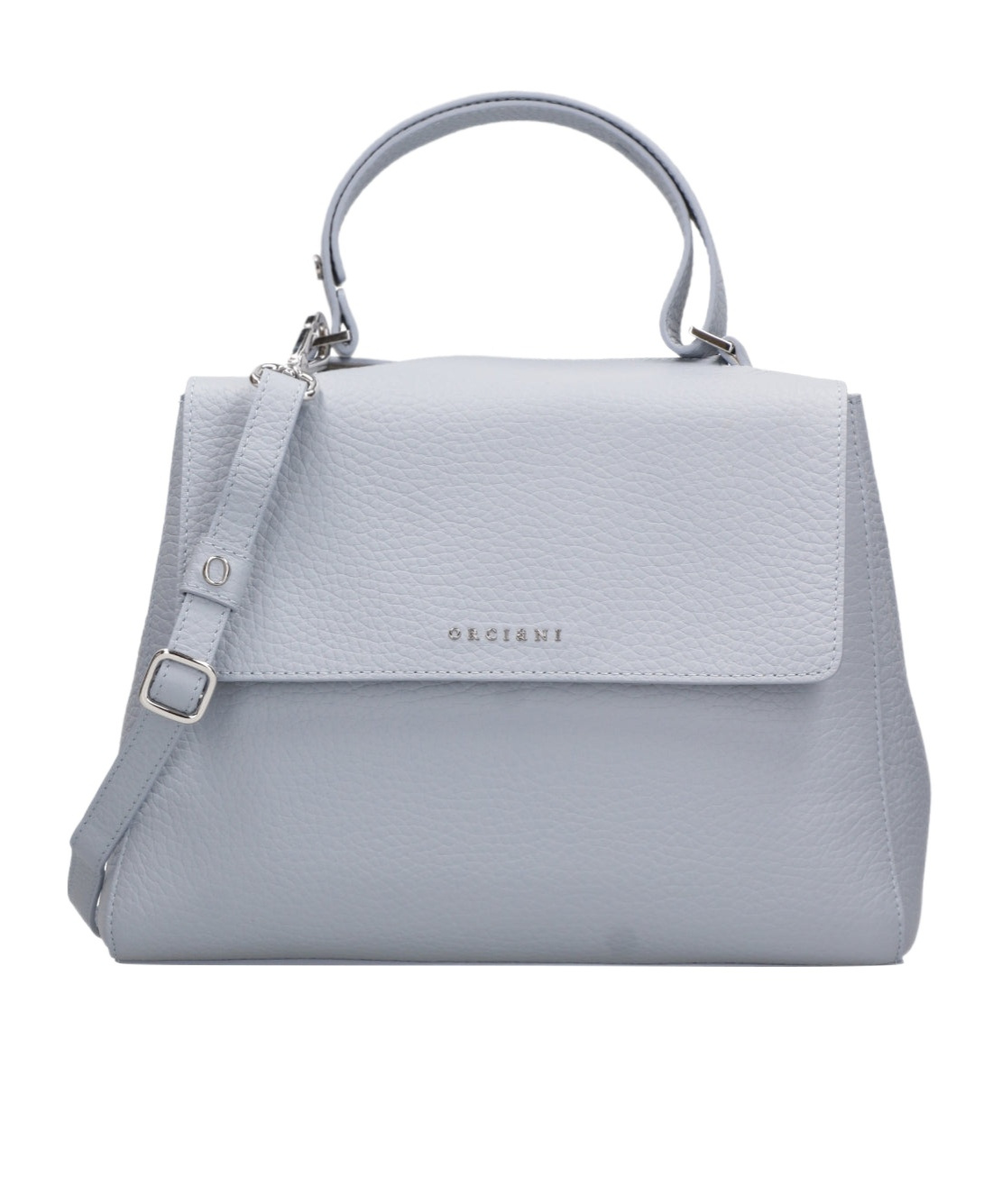 Orciani Flap Shoulder Bag In Gray