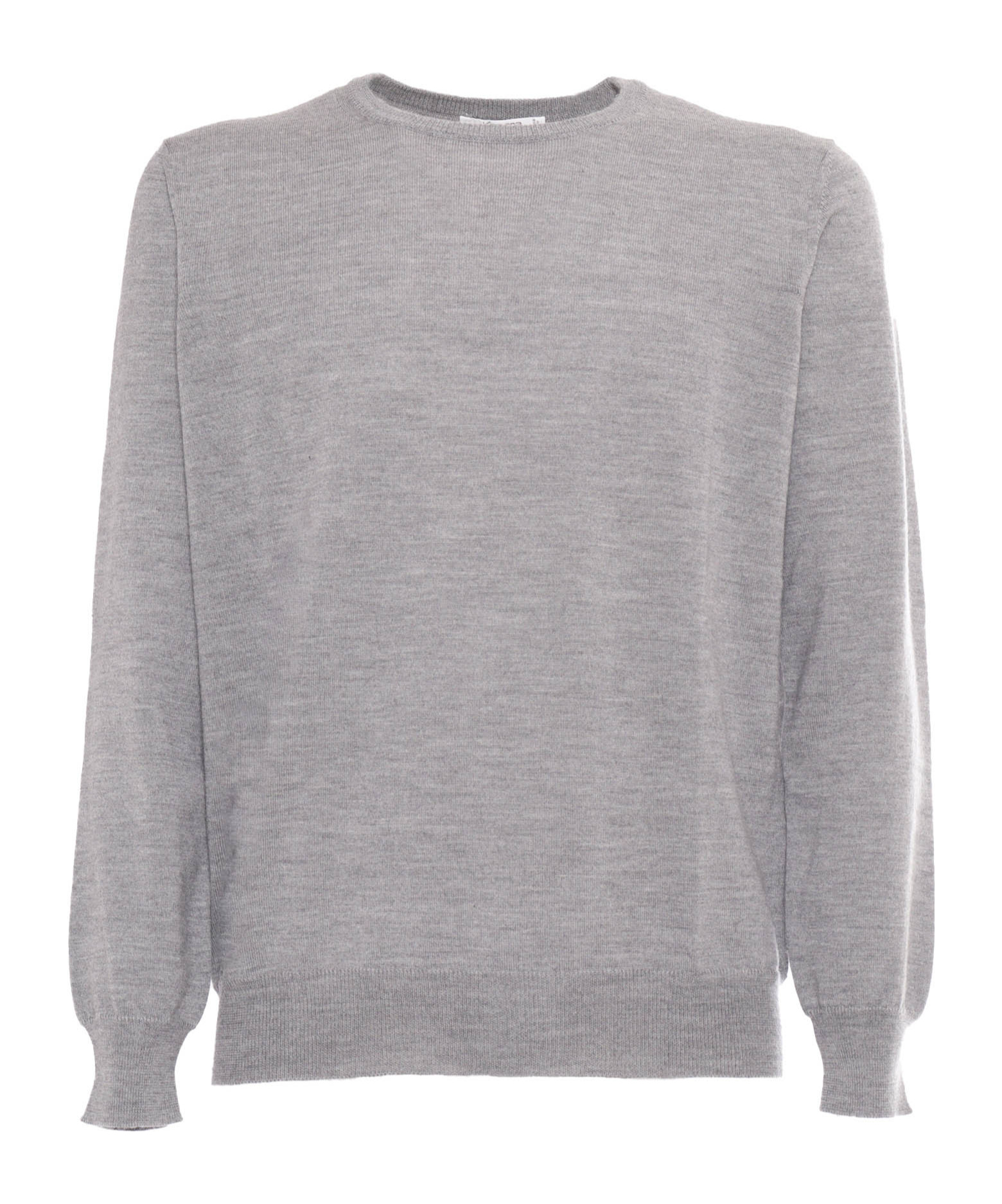 Kangra Cashmere Long-sleeved Pullover Hoodie In Gray