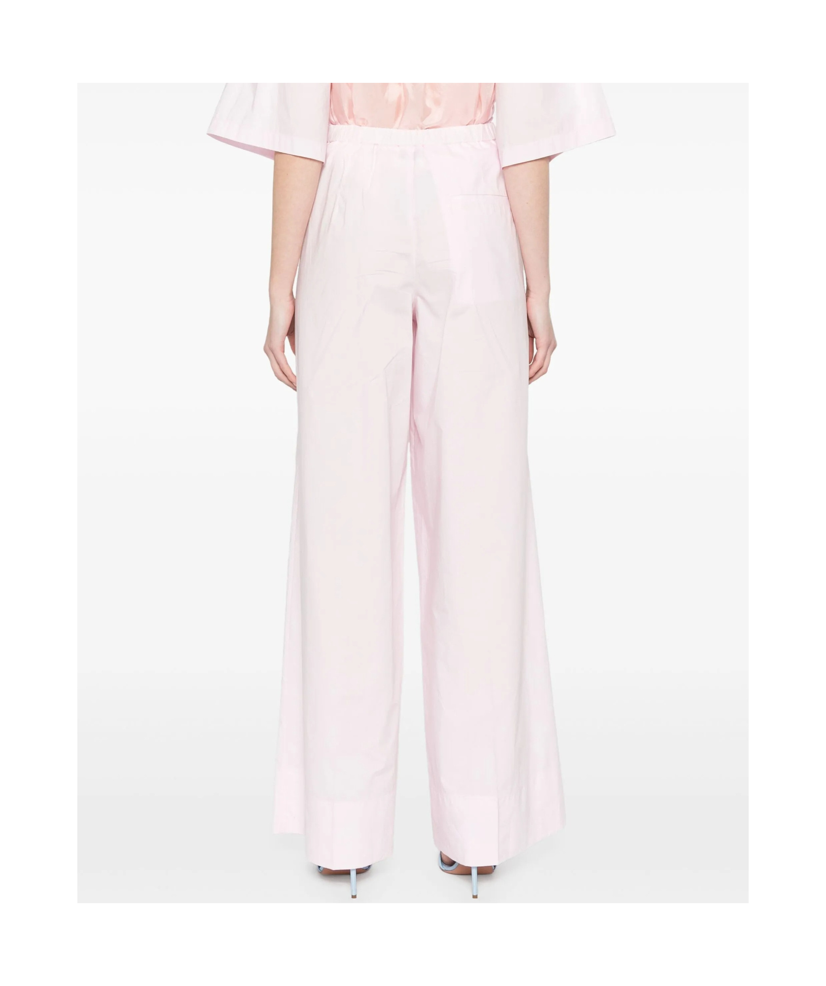 Forte Forte Forte_forte Bci Cotton Popline Essential Flared Pants In White
