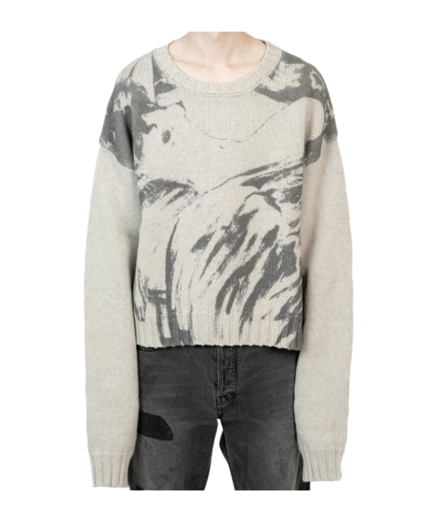 Enfants Riches Deprimes Past In Vain Sweater In White