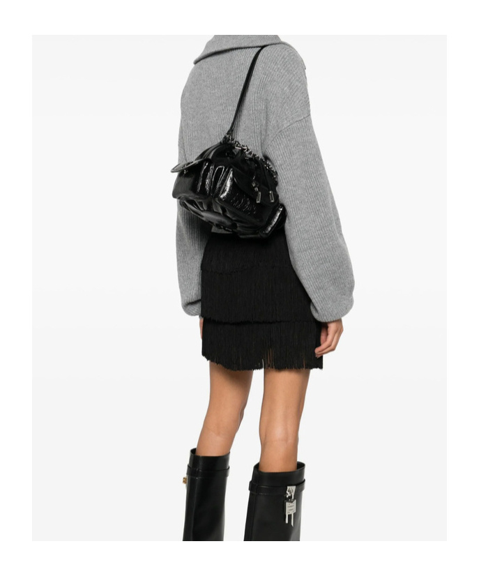 Off-white Dumbo Drawstring Bucket Bag In Black