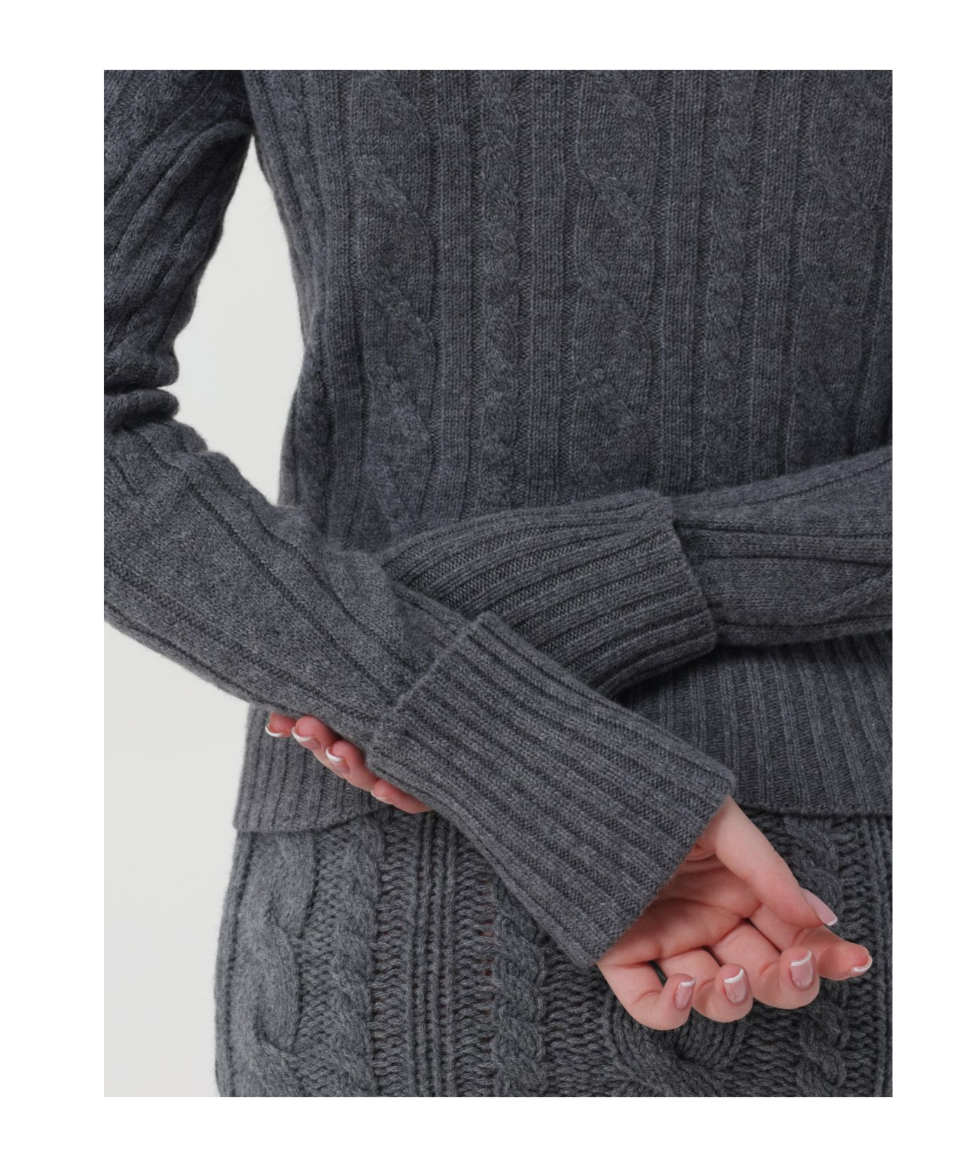 Blumarine Sweater Woman Color Grey In Black
