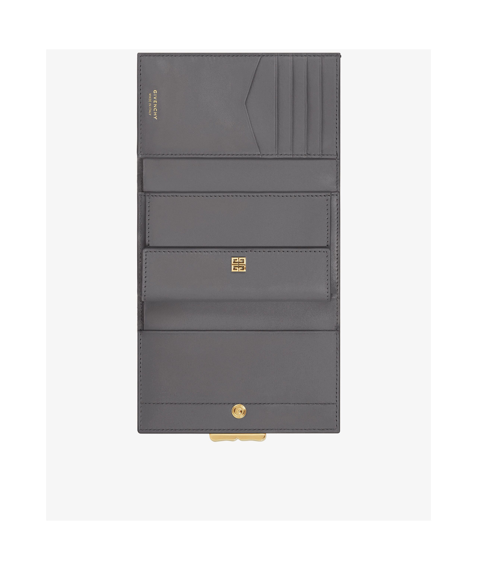 Givenchy Leather 4g Liquid Wallet In Black