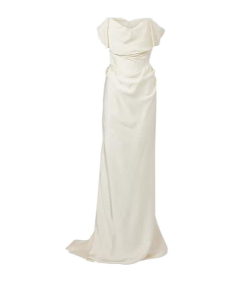 Vivienne Westwood Corset-style Long Dress In White