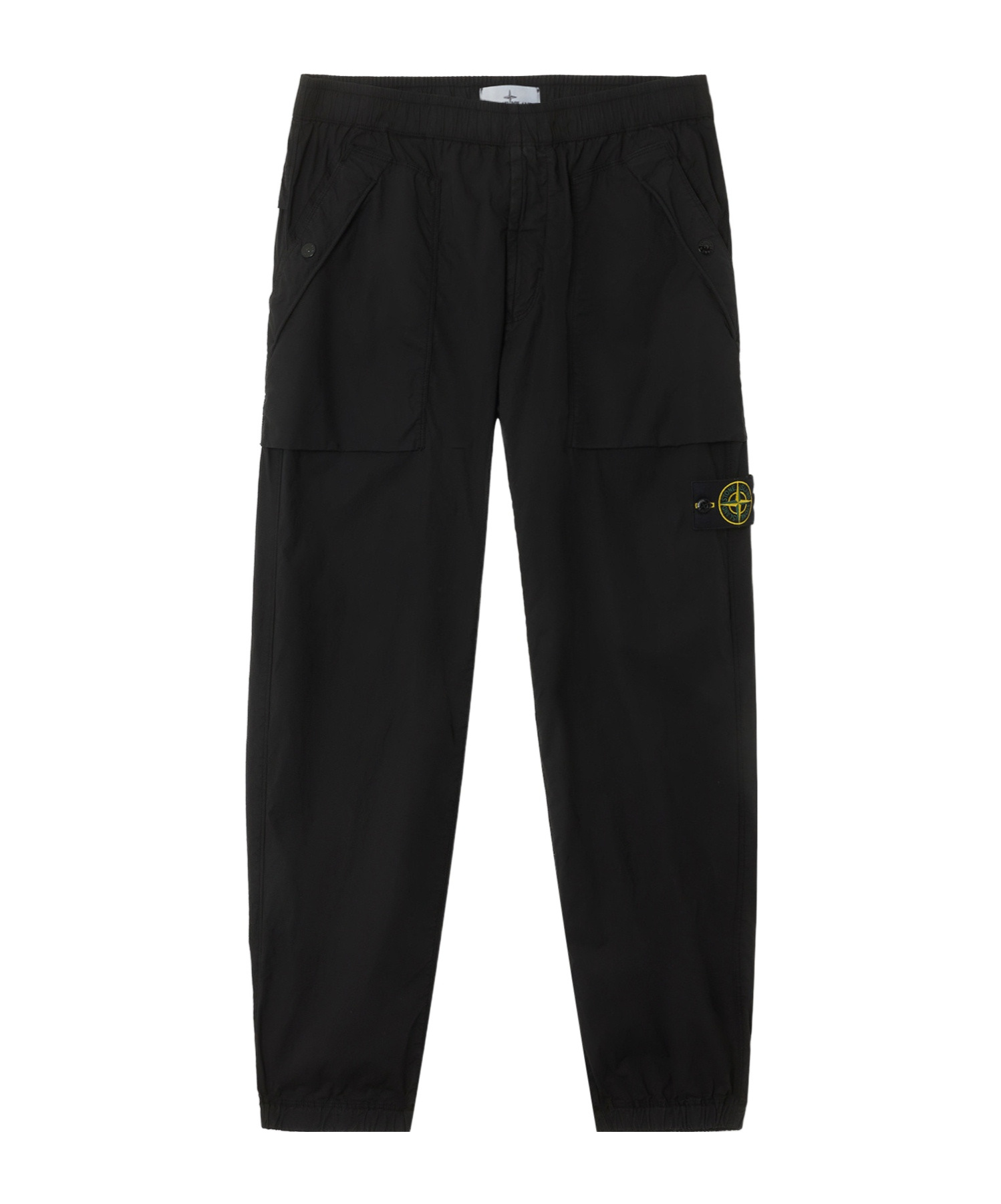 Stone Island Classic Badge Sweatpants In Black