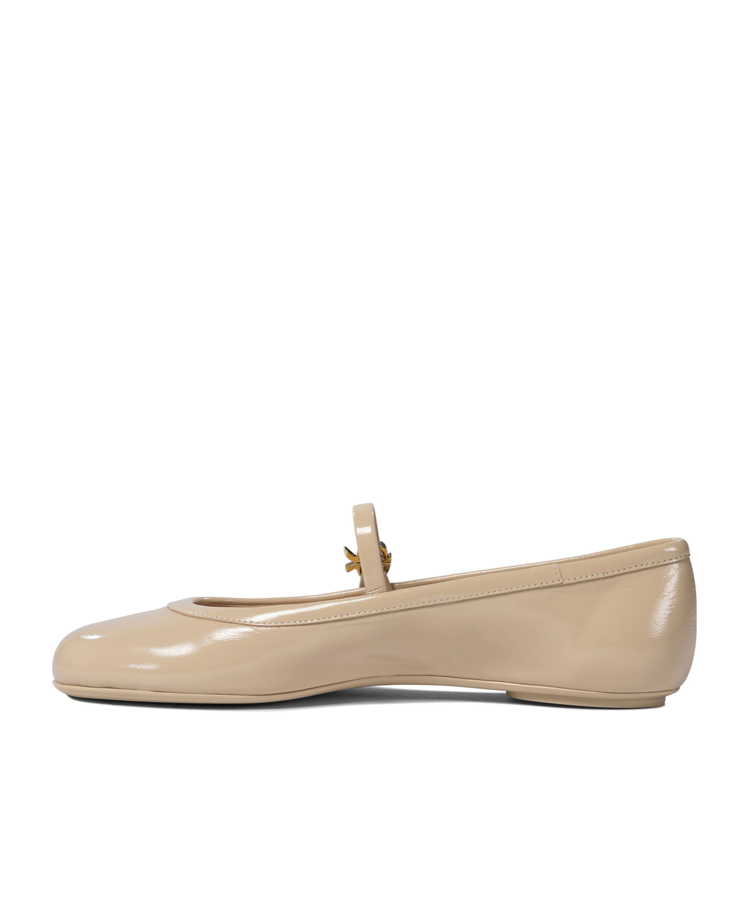 Gianvito Rossi Elegant Leather Ballerinas For Women In Nude