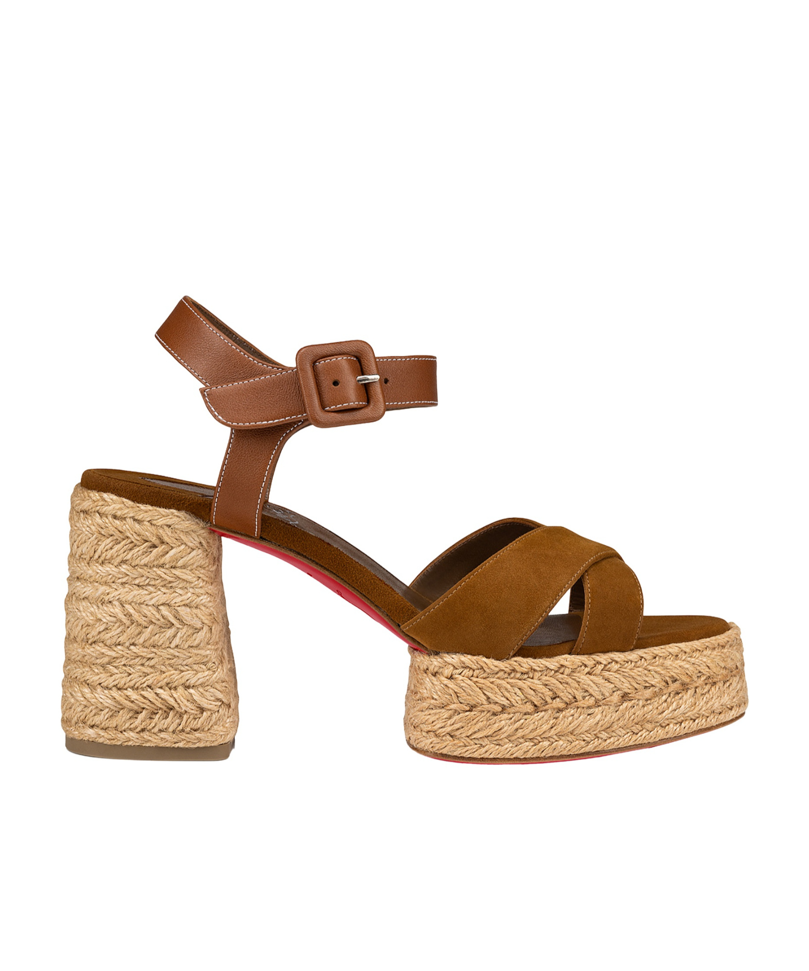 Christian Louboutin Super Calakala 130mm Suede Platform Sandals