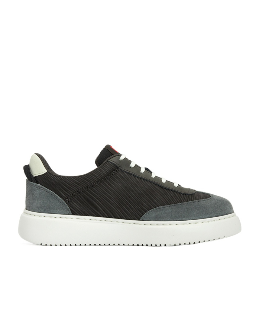 Camper Multicolor Textile And Nubuck Sneakers In Black