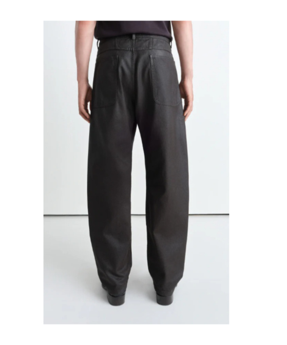 Lemaire Twisted Workwear Trousers In Black