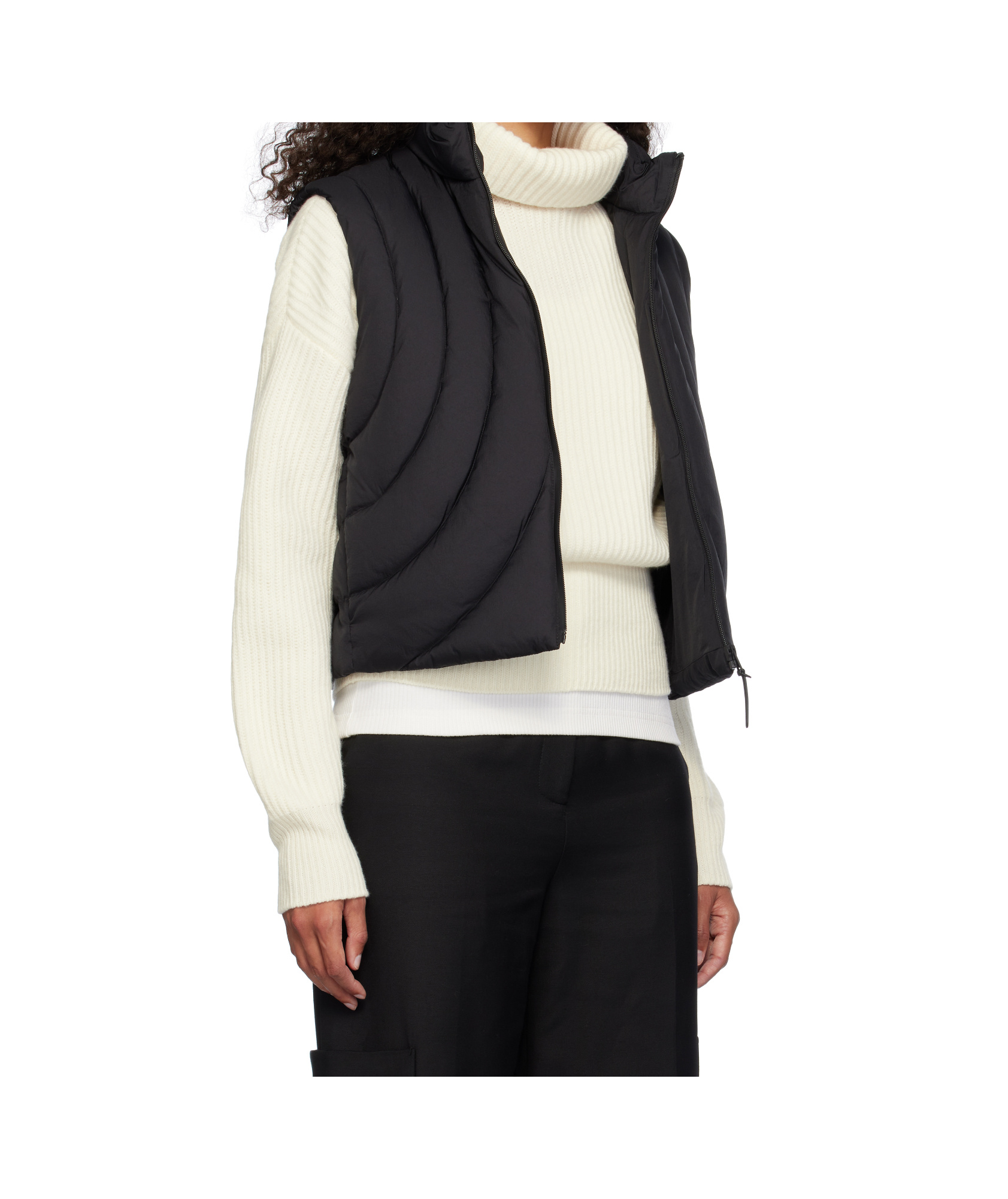 Mackage Black Adana Down Vest In Black