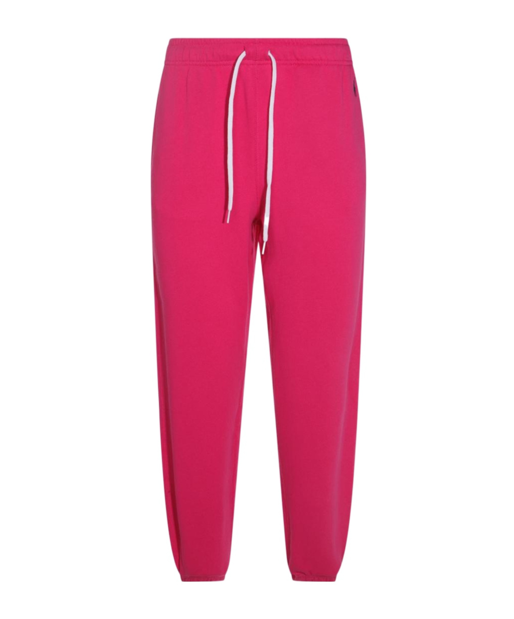 Polo Ralph Lauren Lightweight-fleece Track Pants In Pink
