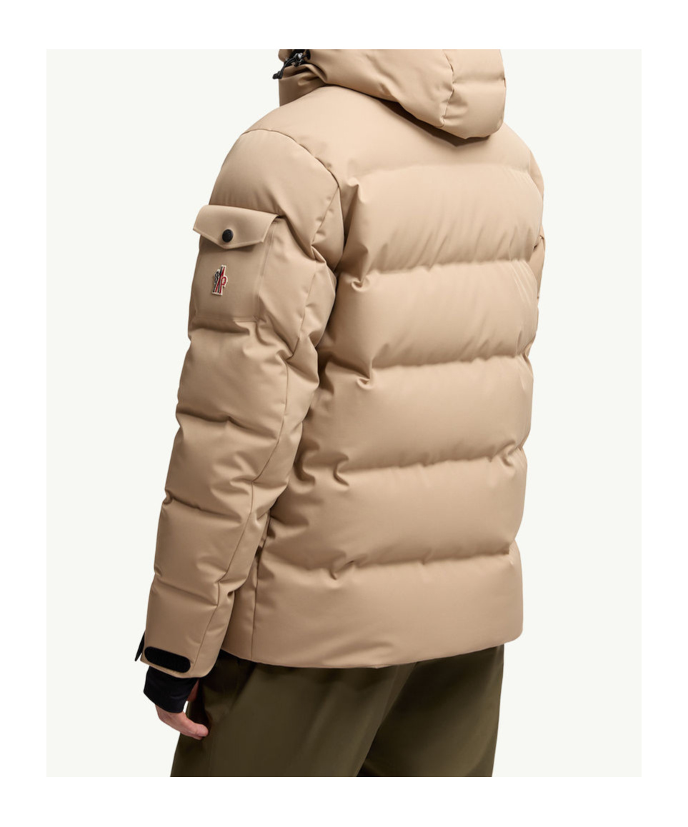 Moncler Grenoble Montgetech Hooded Down Ski Jacket In Nude