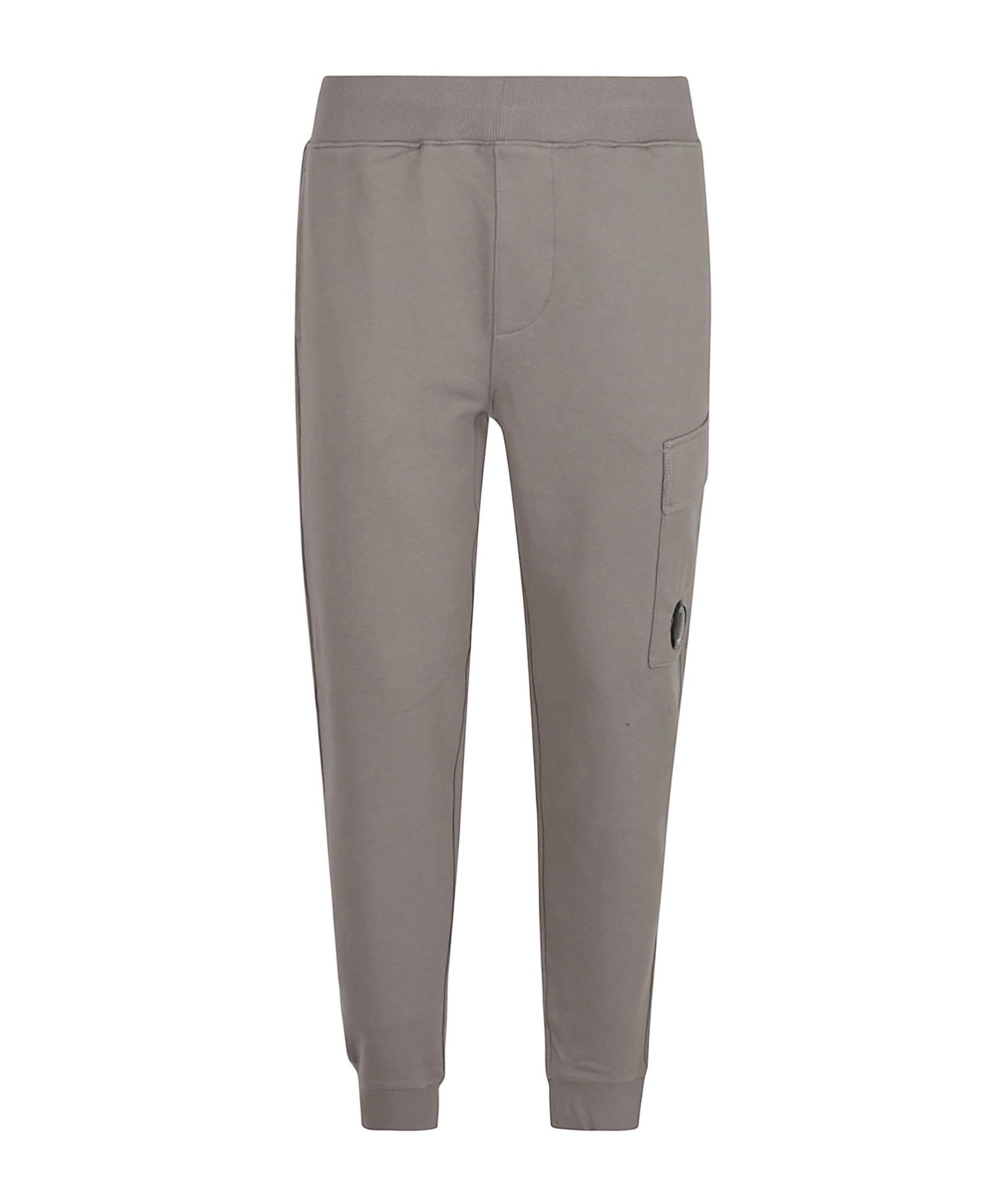 C.p. Company Sweatpants Cargo Pant In Diagonal Raised Fleece In Gray