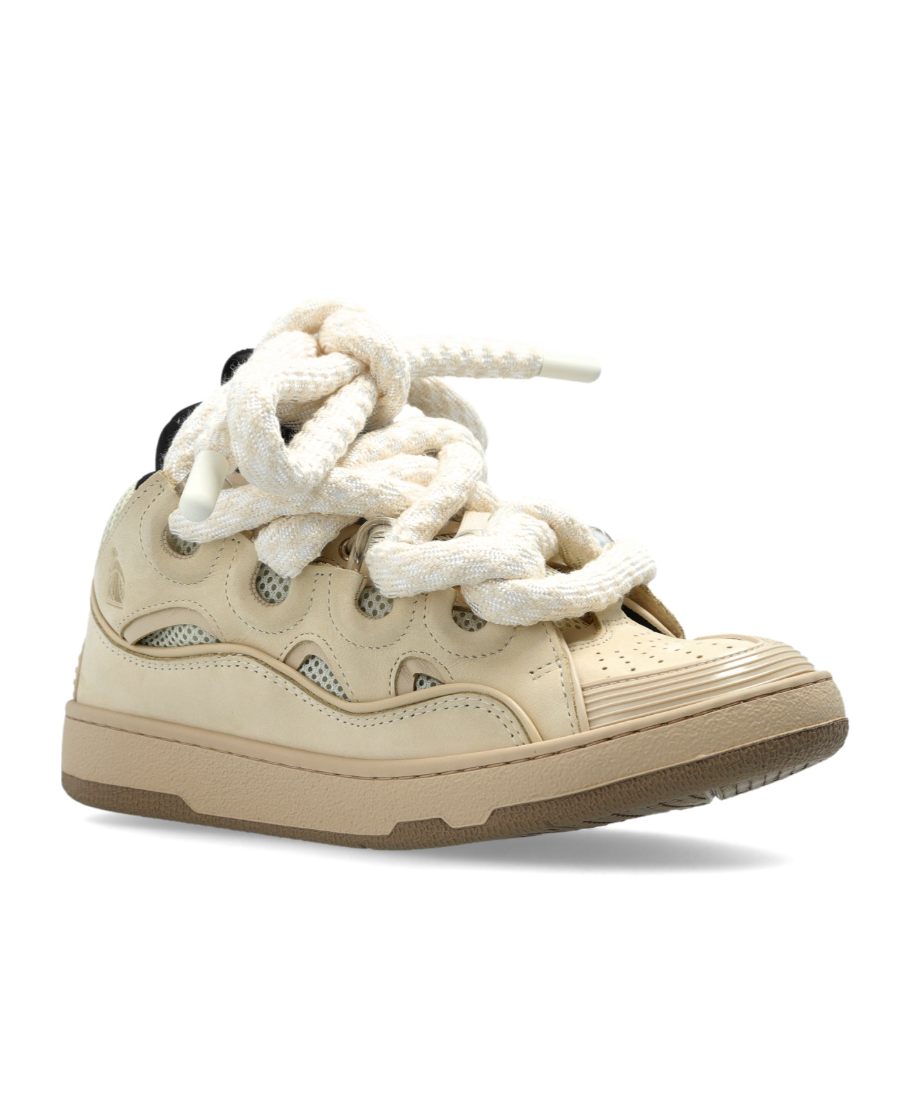 Lanvin Lace-up Sneakers In White