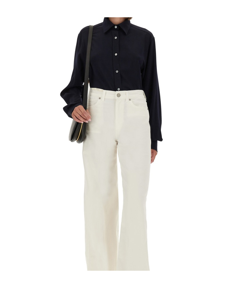 Moschino Cotton Shirt In Black