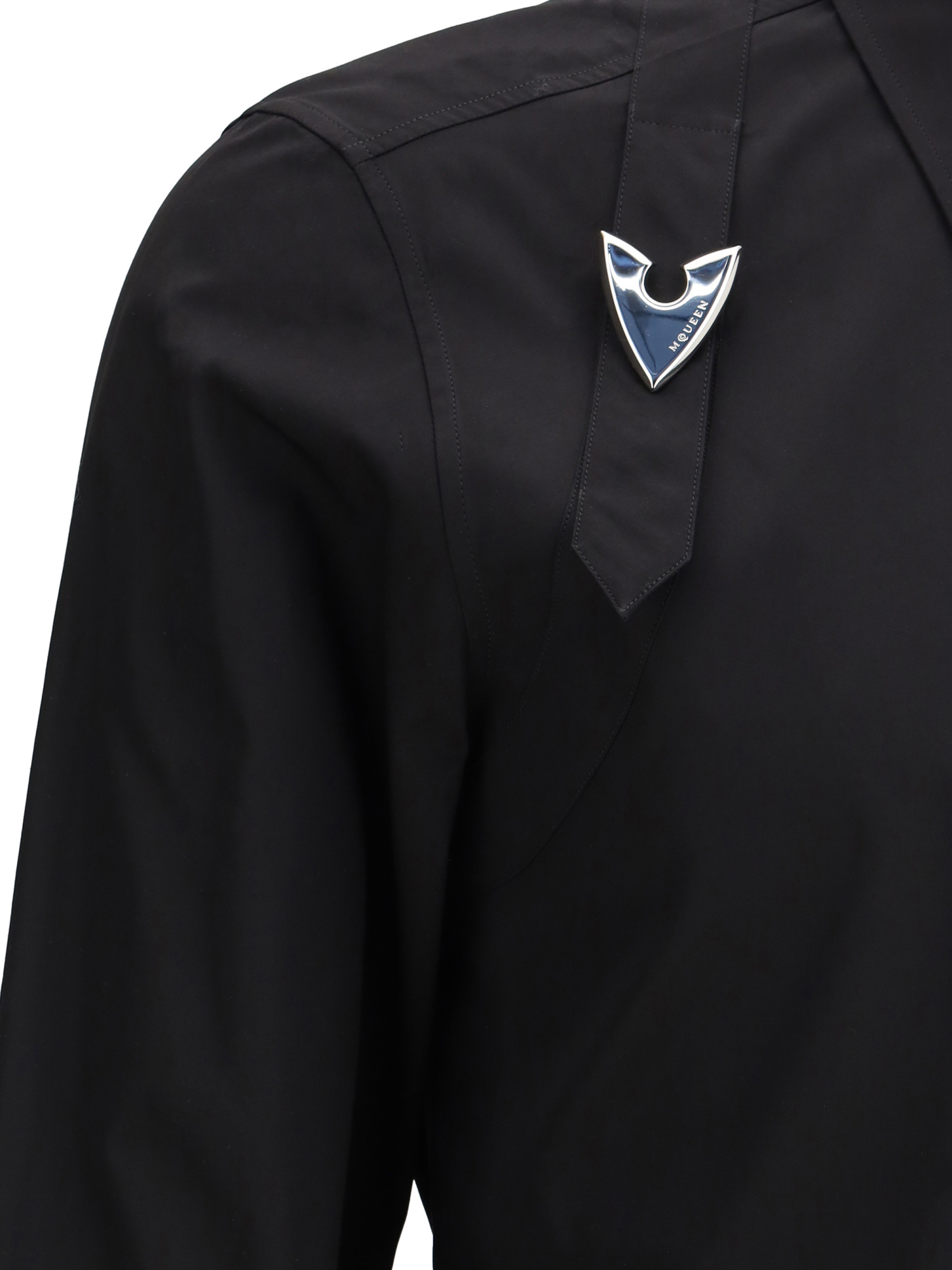 Shop Alexander Mcqueen Arrow Harness Shirt In Black